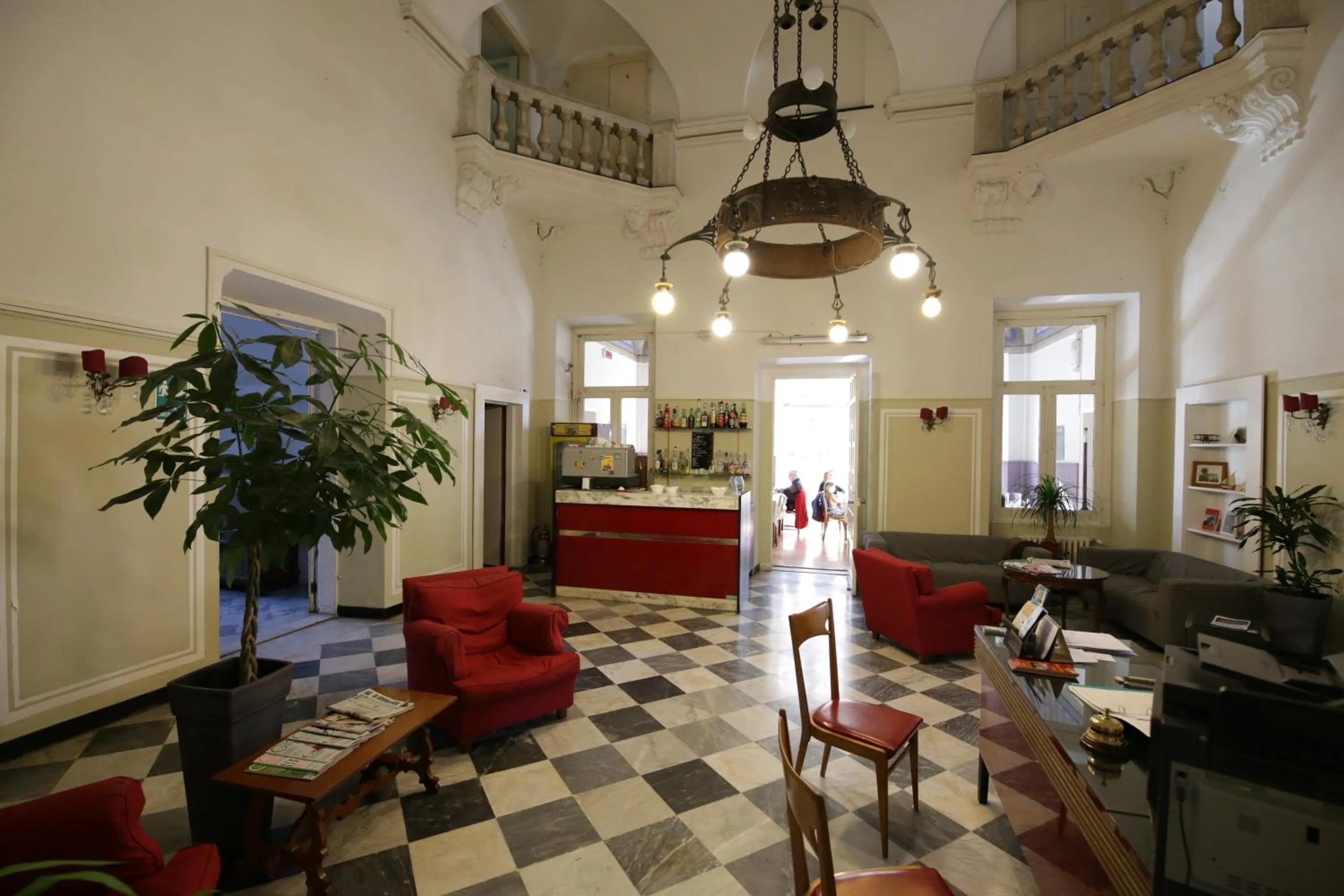 Lobby or reception in Hotel Villa Bonera