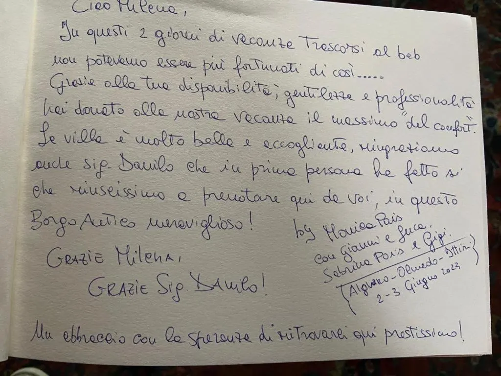 Text overlay in Borgo Antico XIX sec.