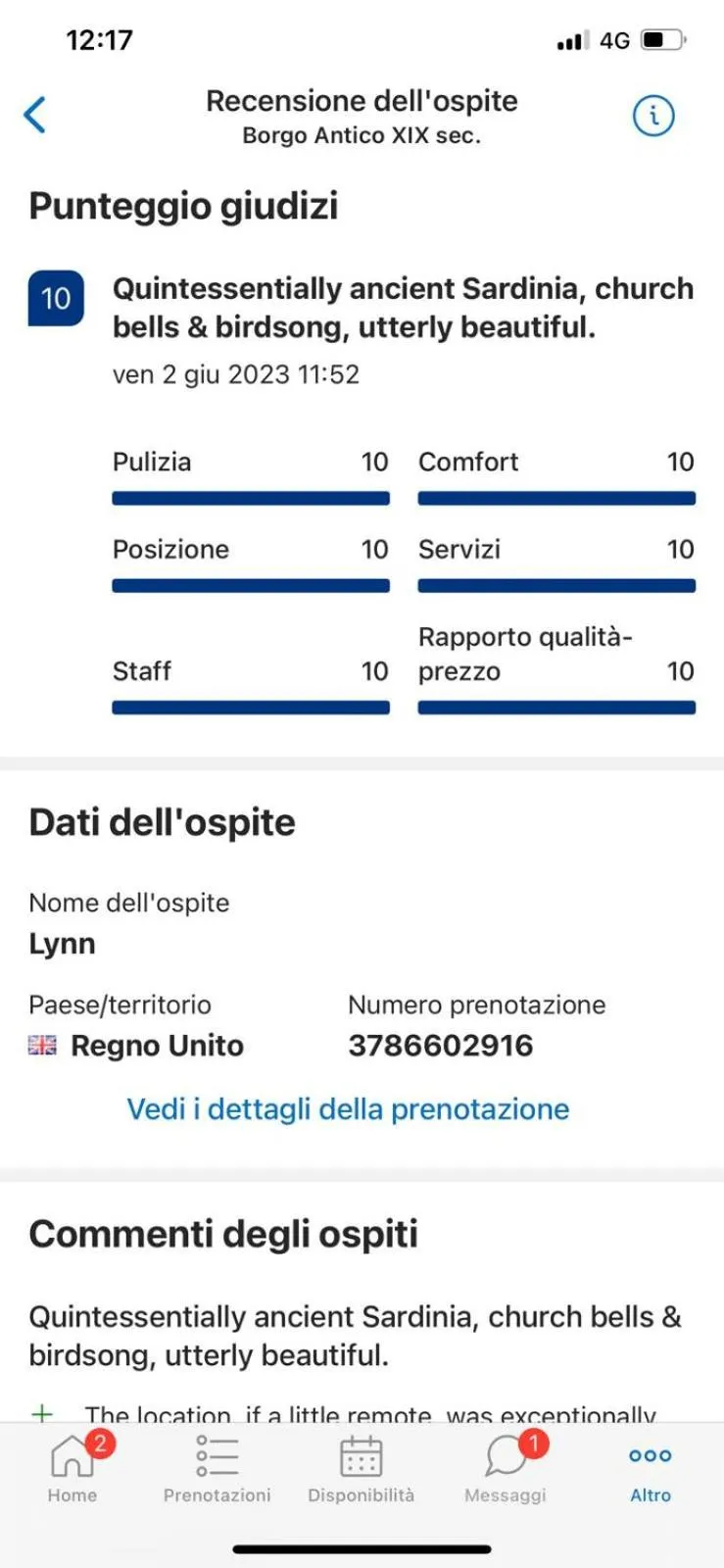 Text overlay in Borgo Antico XIX sec.