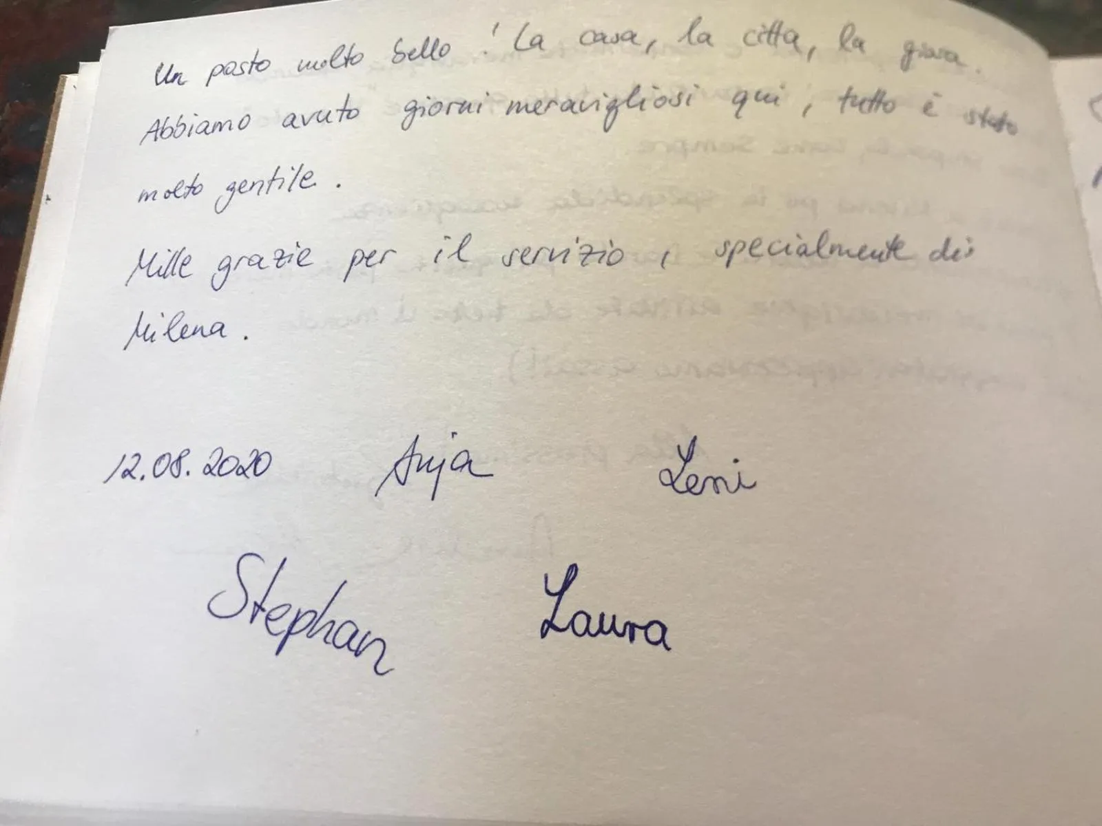 Text overlay in Borgo Antico XIX sec.