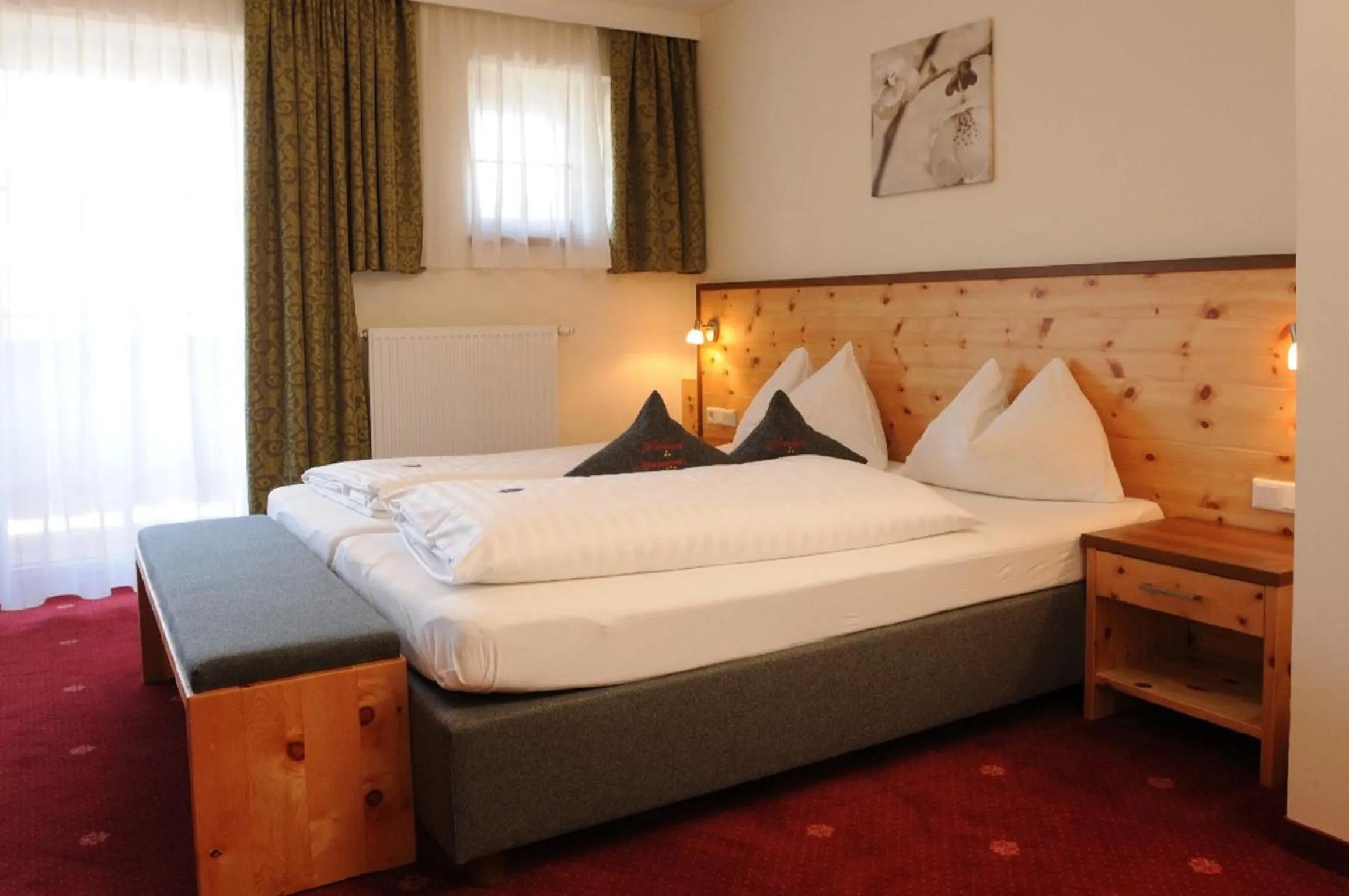 Bed in Hotel Erlebniswelt Stocker