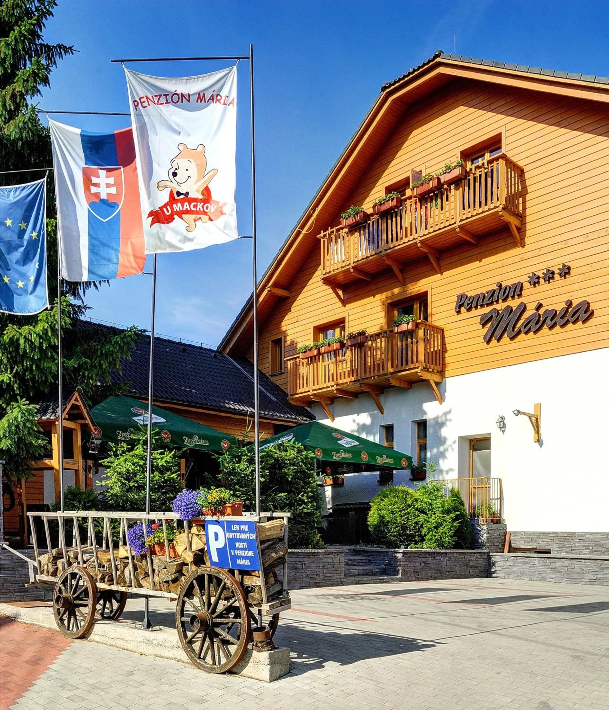 Facade/entrance in Penzion Maria