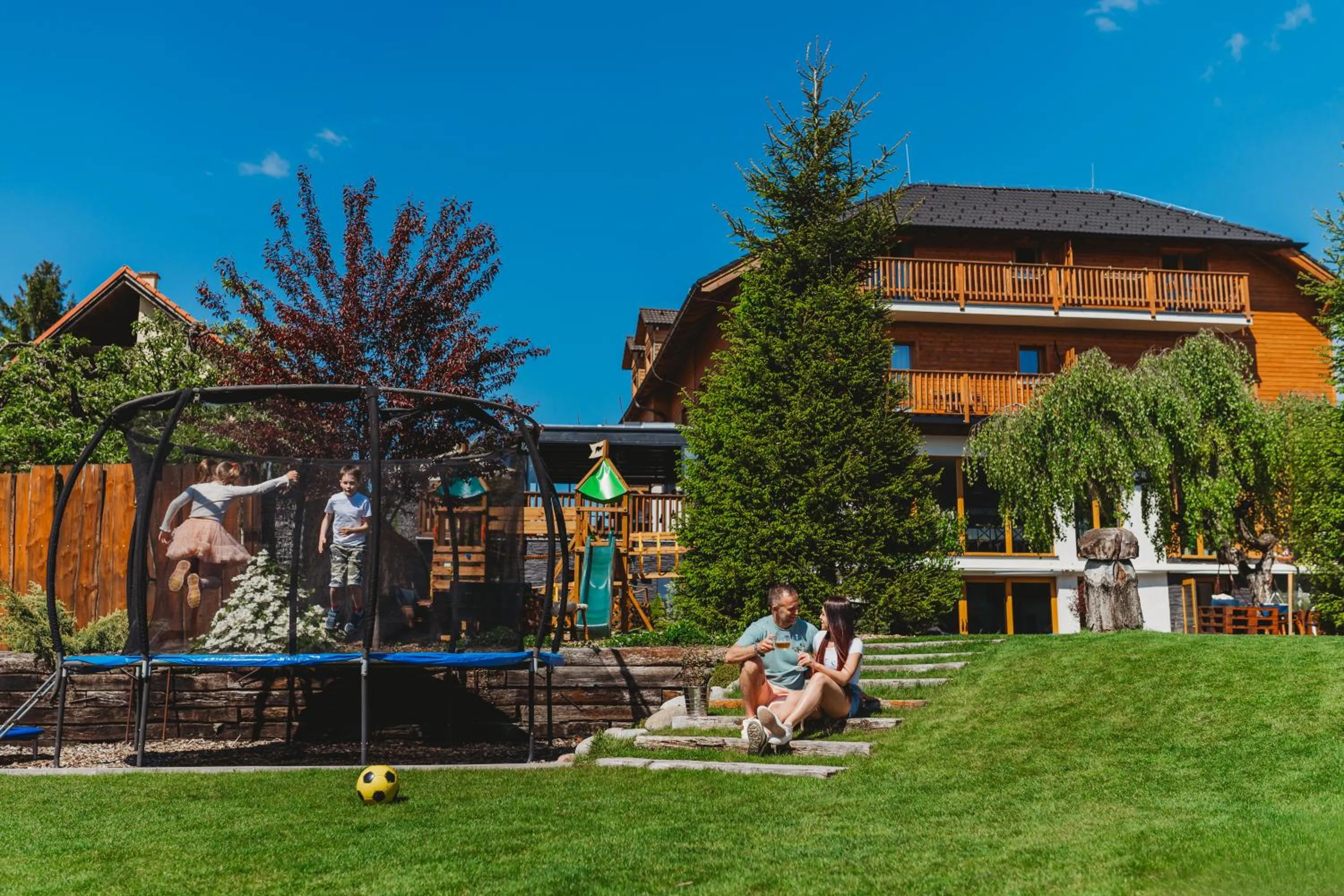 Garden in Penzion Maria