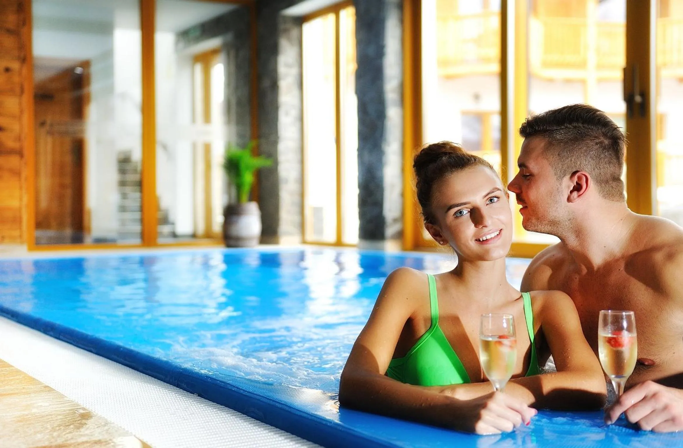 Swimming pool in Penzion Maria