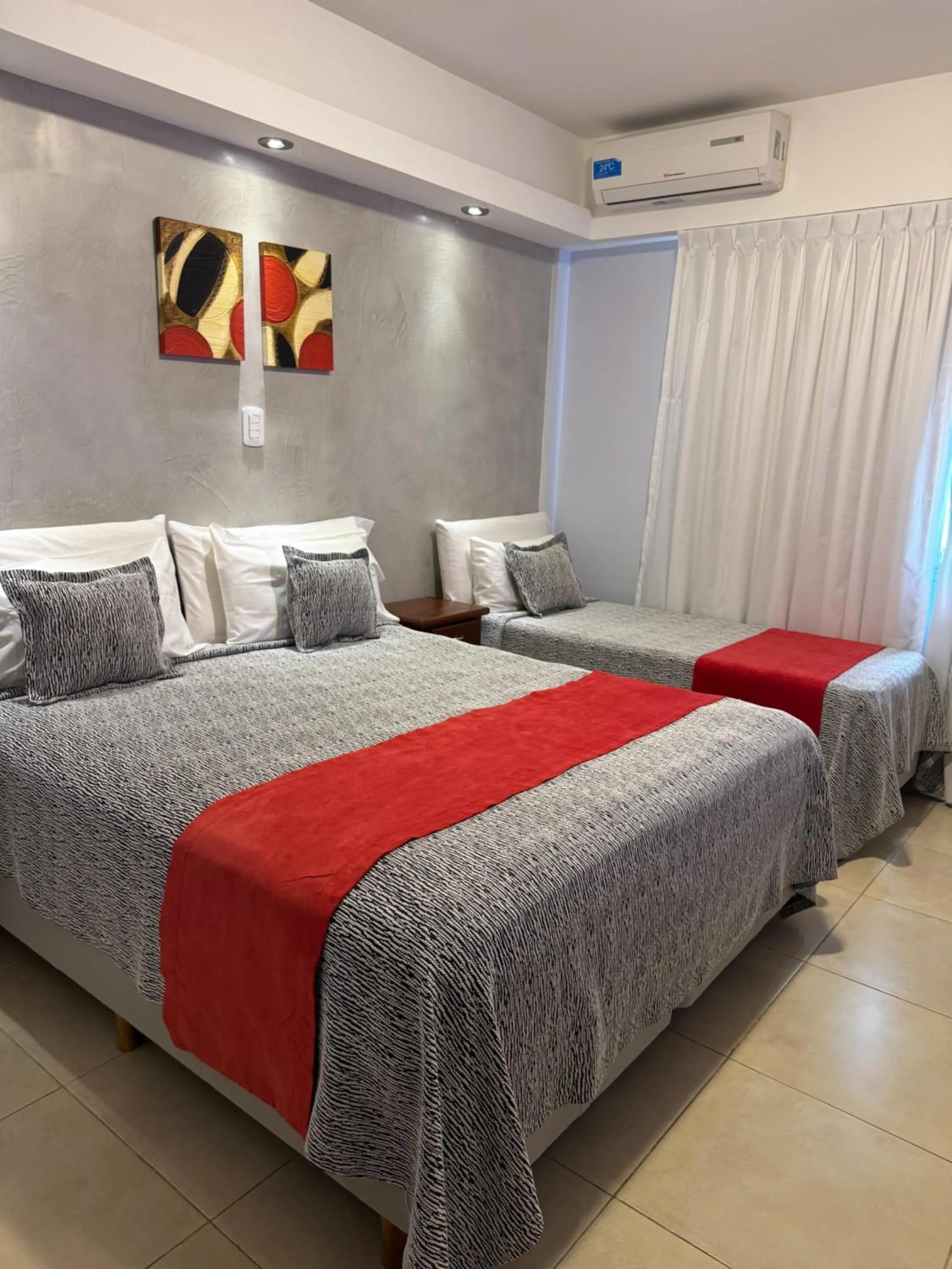 Bed in Hotel Termal Emperatriz Termas de Río Hondo