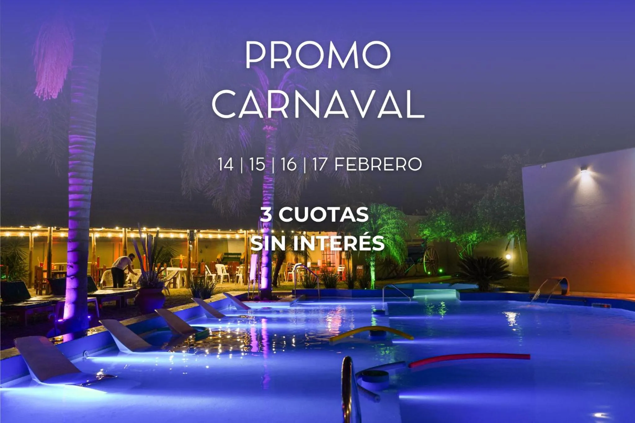 Swimming pool in Hotel Termal Emperatriz Termas de Río Hondo