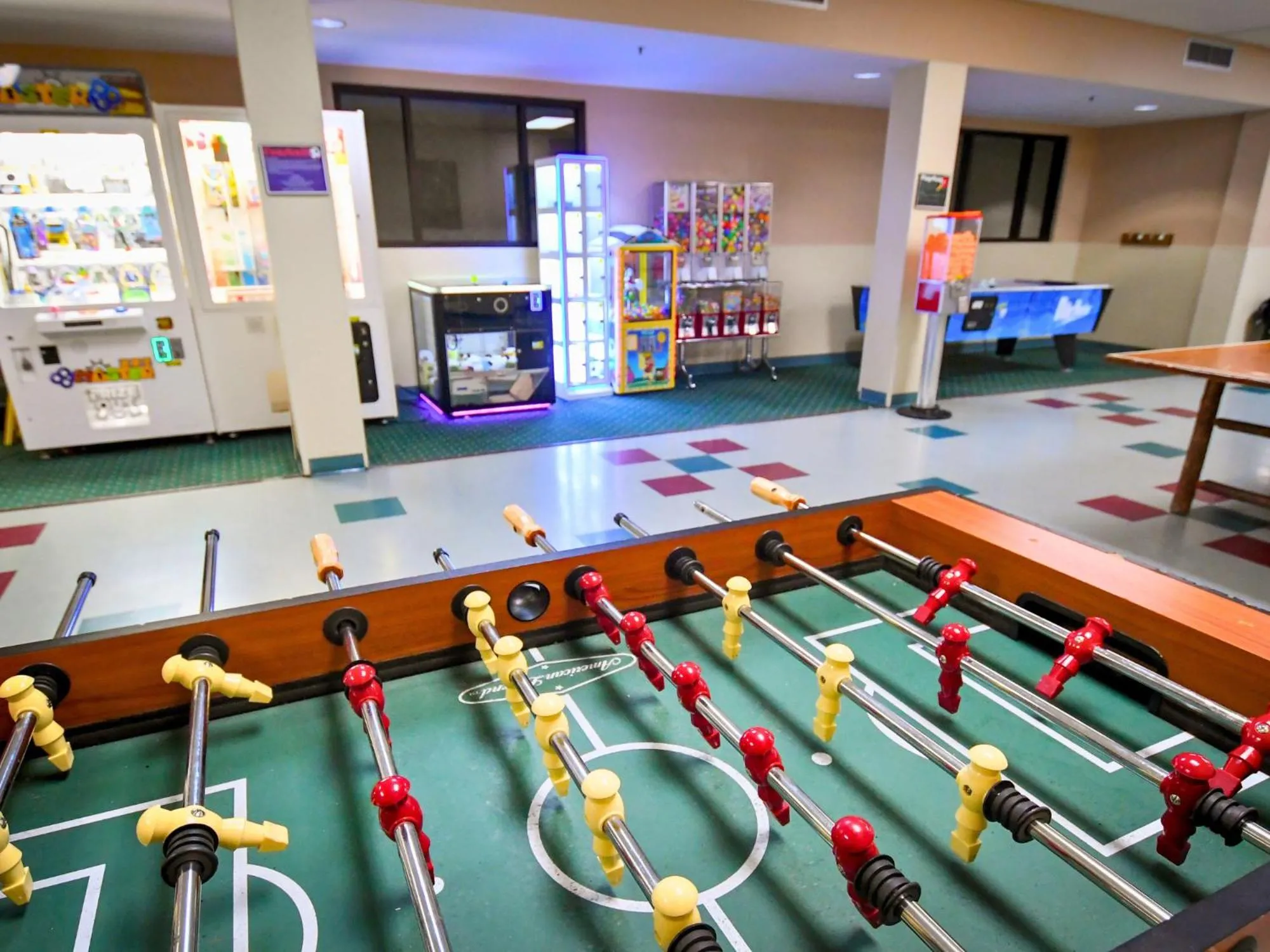 Game Room in Potawatomi Inn & Cabins