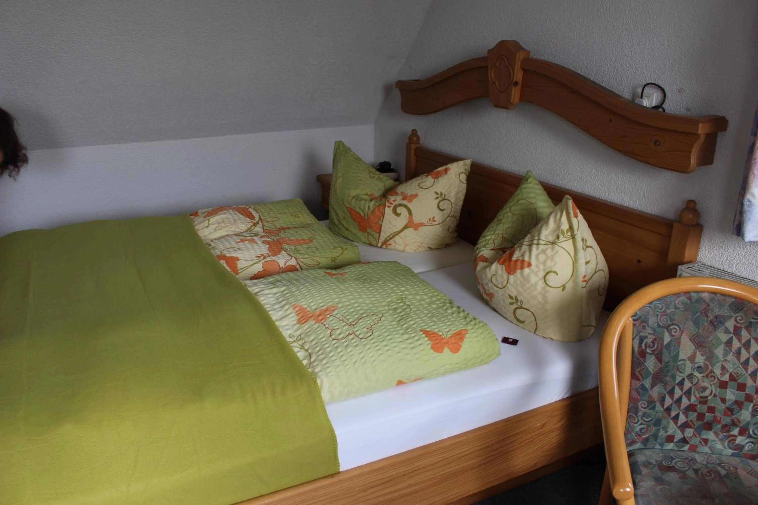 Bed in Landhotel "Zum ersten Siedler"