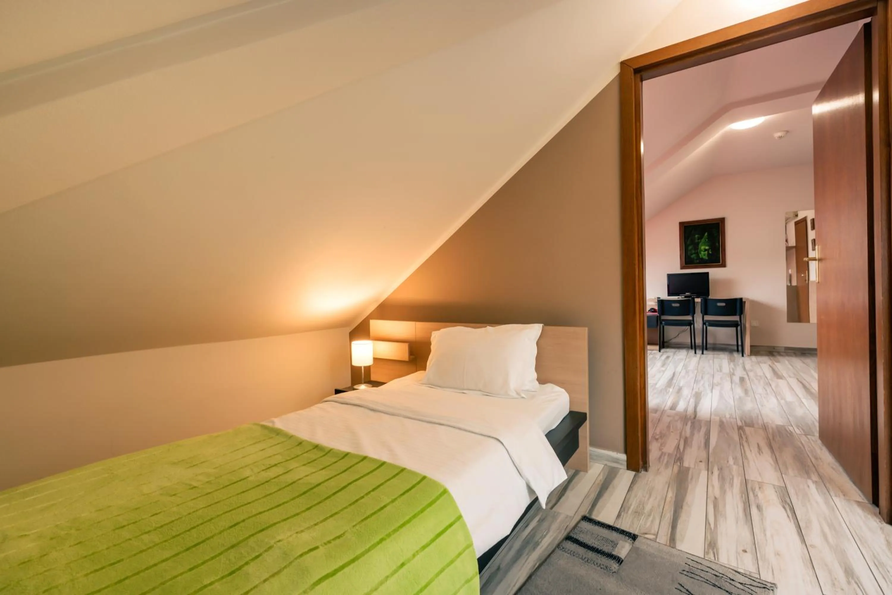 Bed in Veliki Garni Hotel