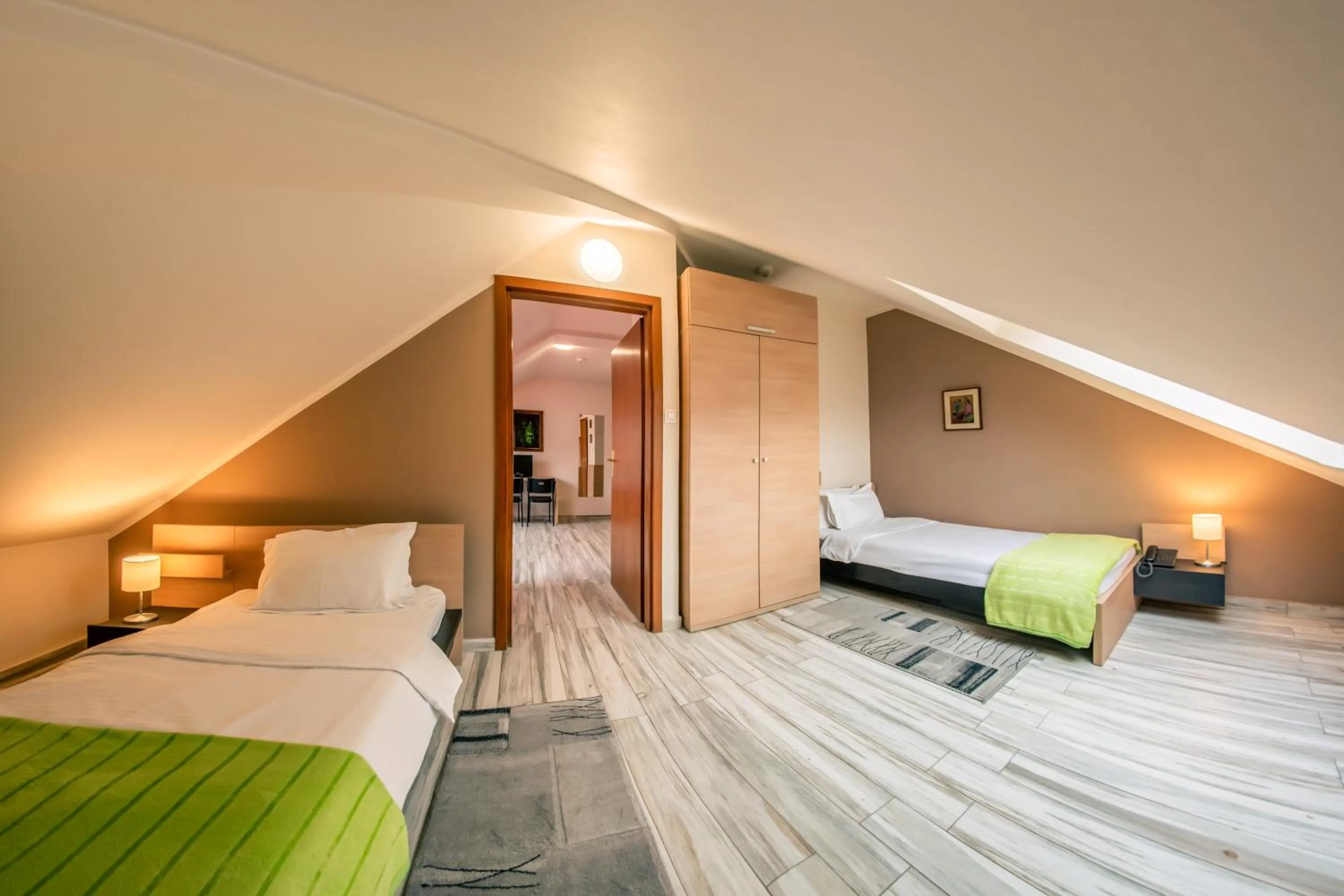 Bed in Veliki Garni Hotel