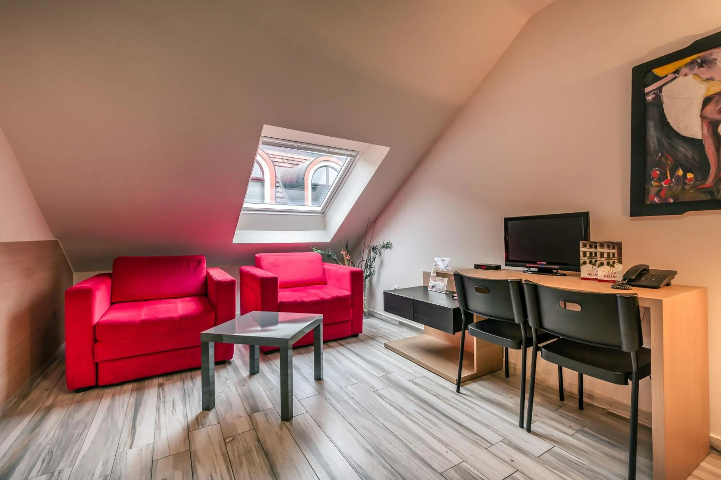 Bed in Veliki Garni Hotel