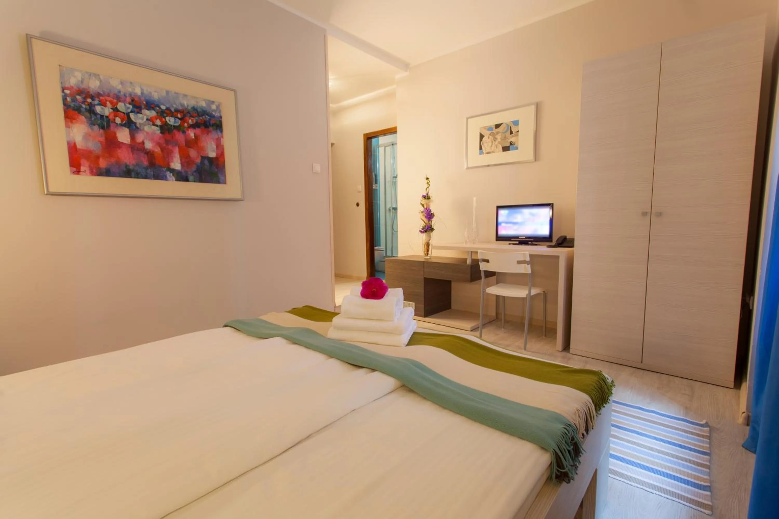 Bed in Veliki Garni Hotel