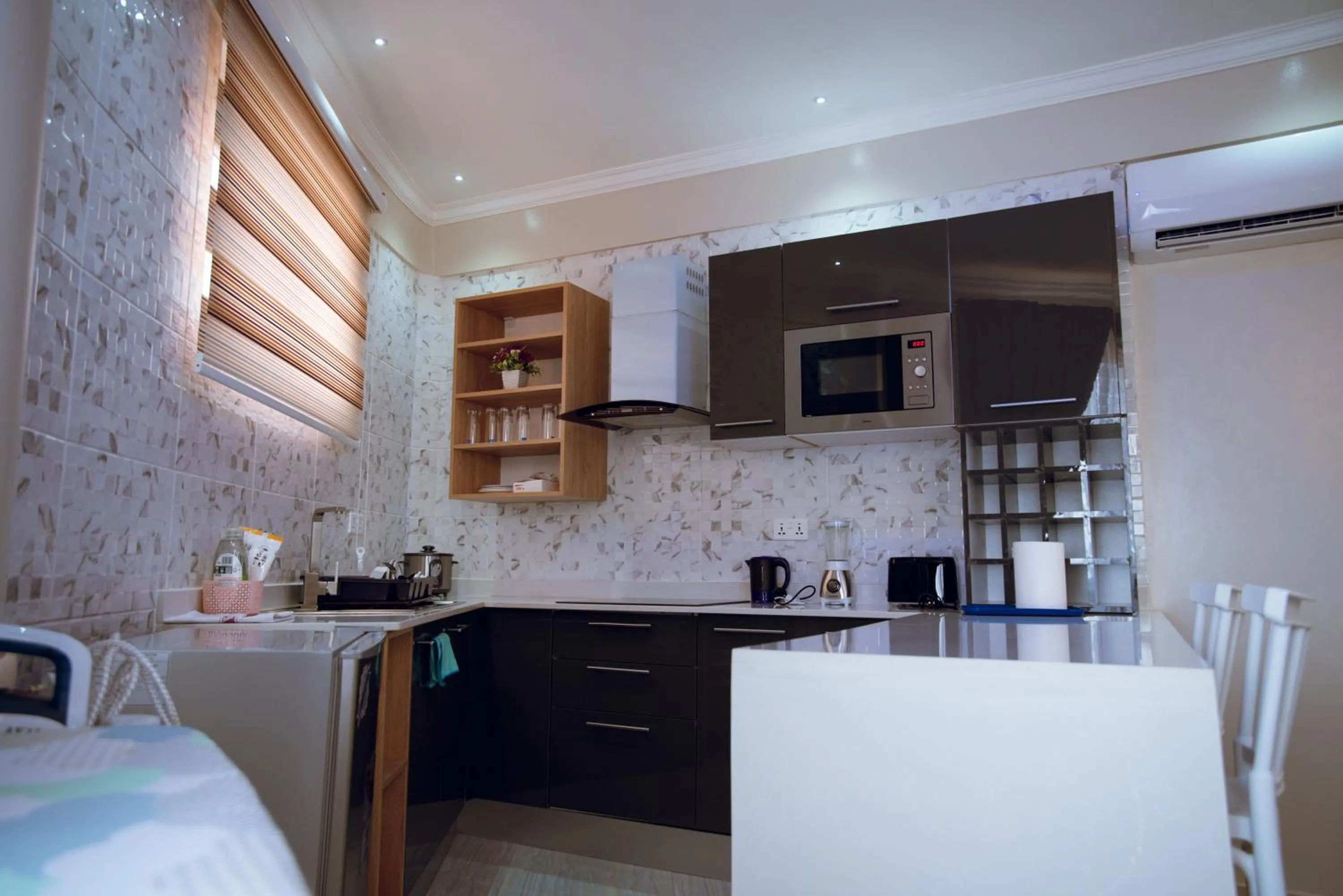 Kitchen or kitchenette in Exotic Palace Hotel