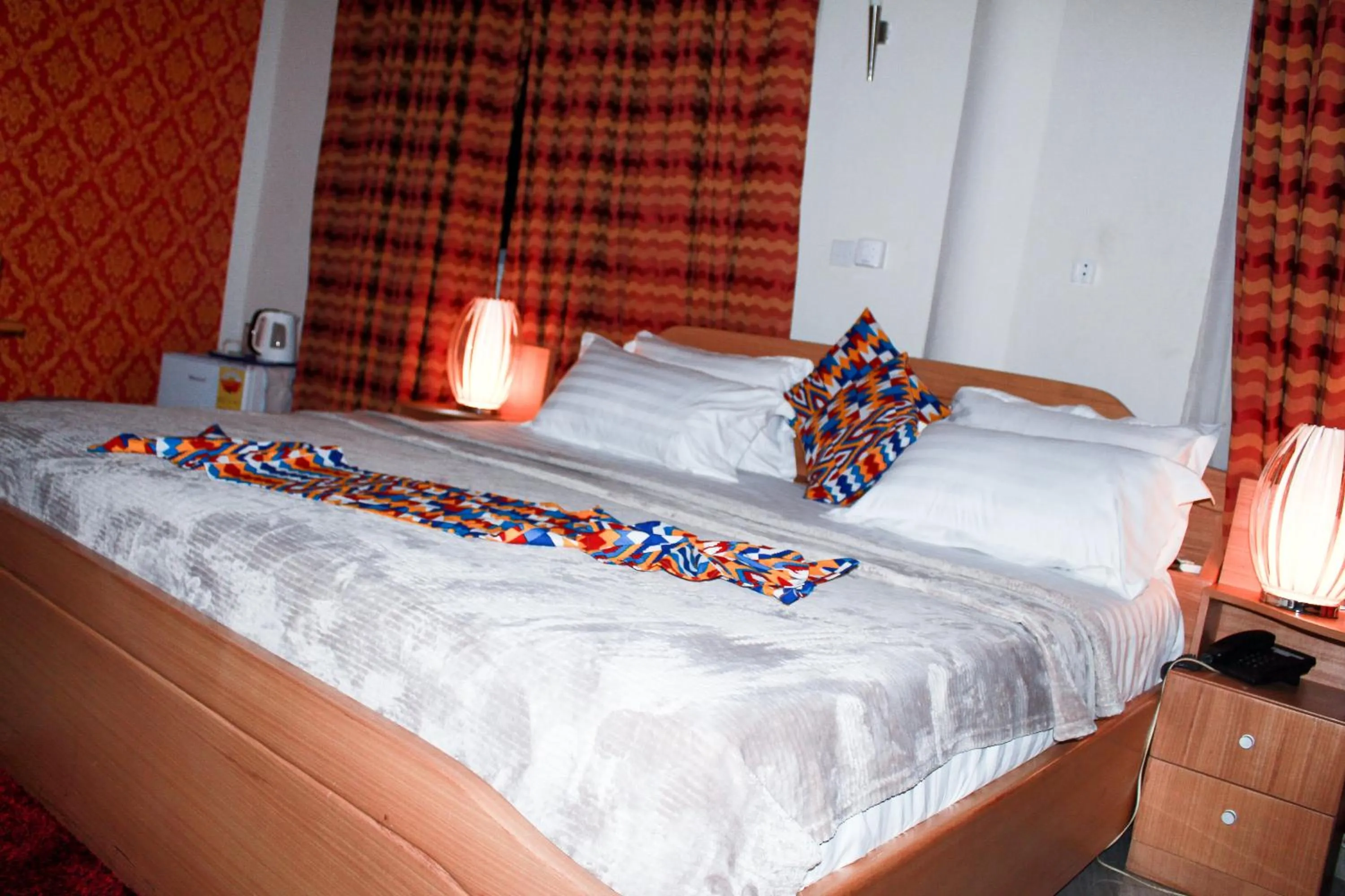 Bed in Exotic Palace Hotel