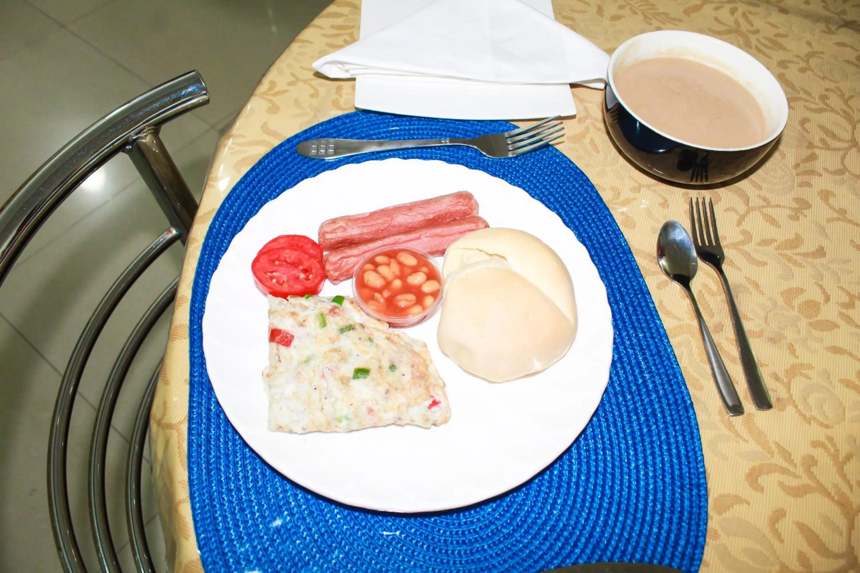 Breakfast in Exotic Palace Hotel