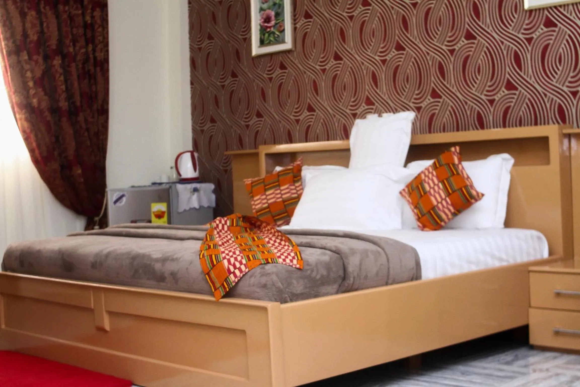 Bed in Exotic Palace Hotel