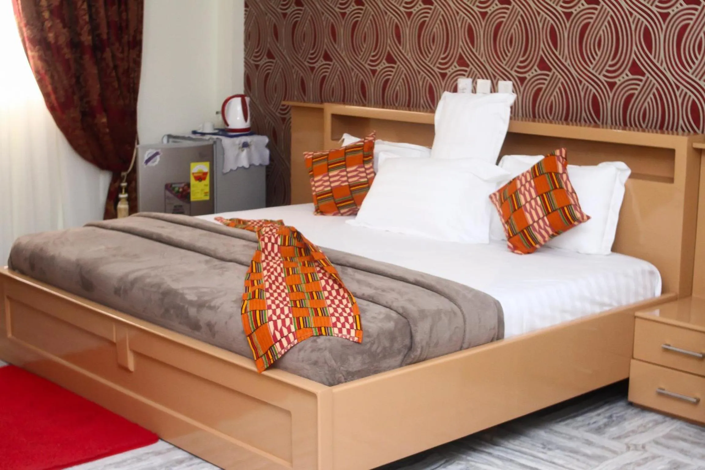 Bed in Exotic Palace Hotel