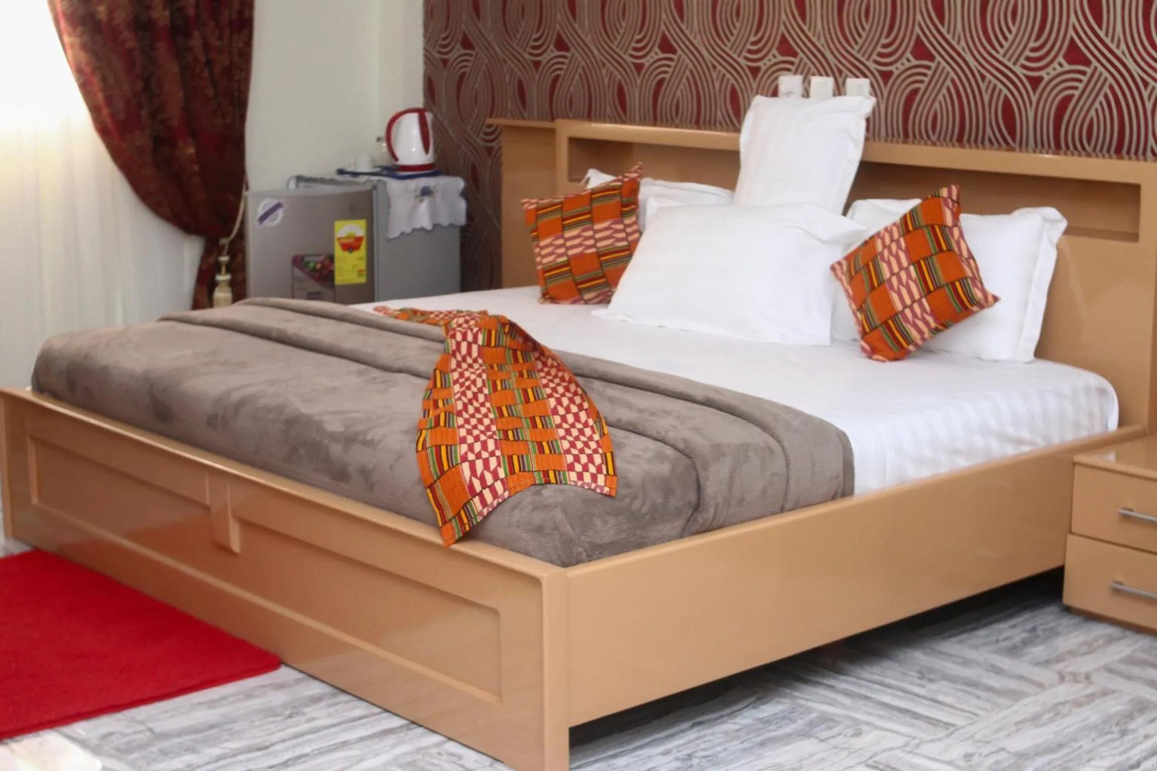 Bed in Exotic Palace Hotel