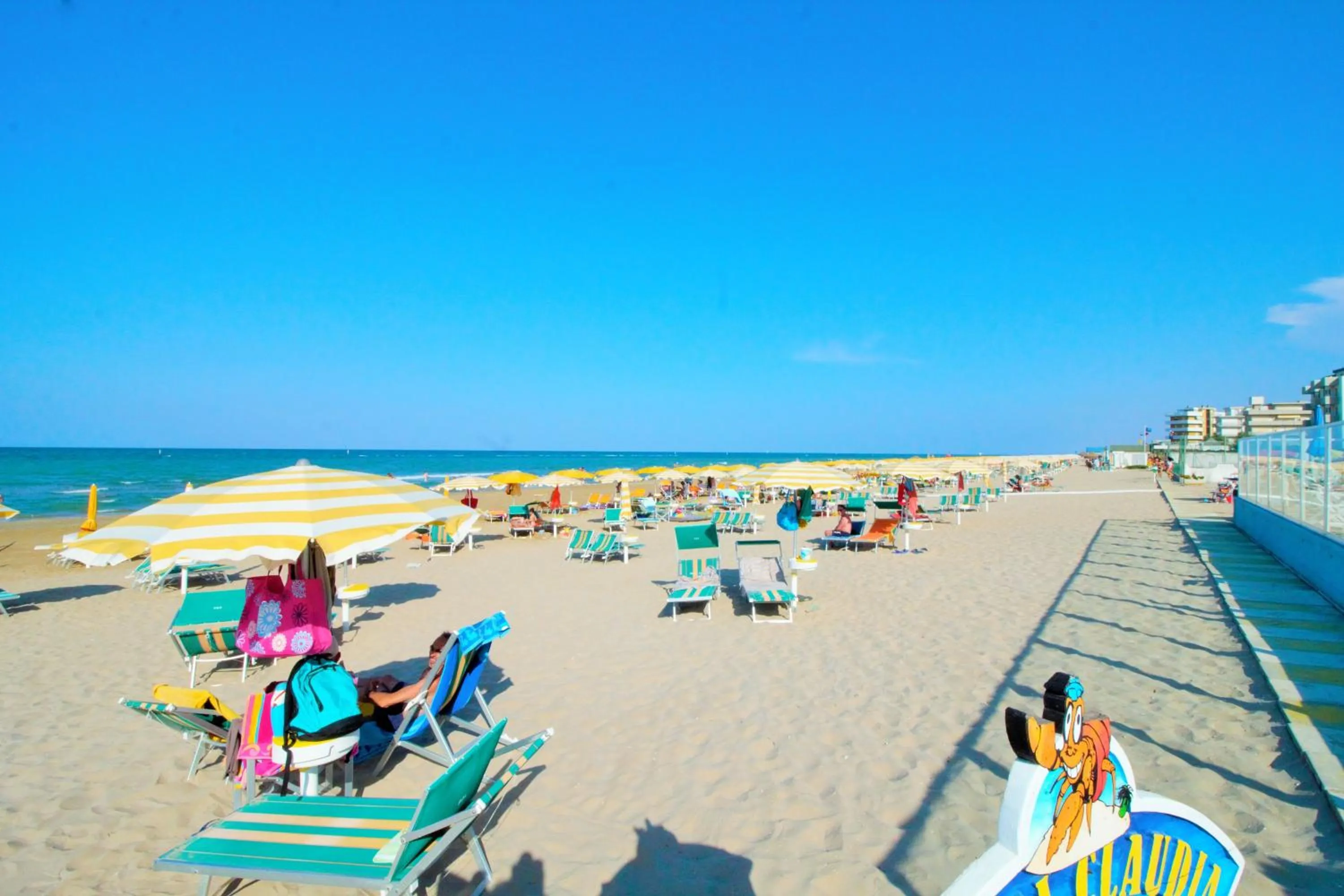 Beach in Hotel CasaDei