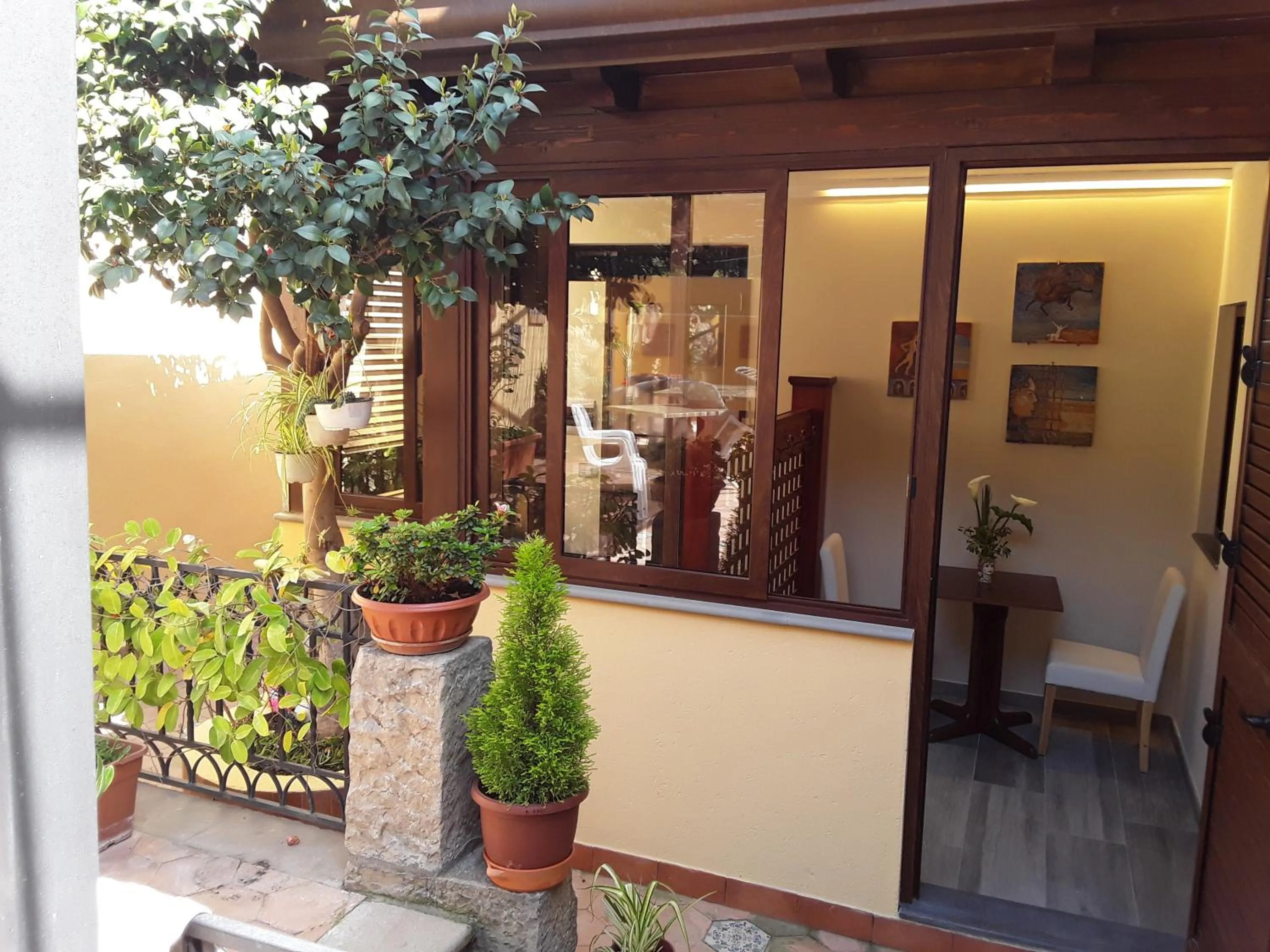 Patio in Al Castello B&B