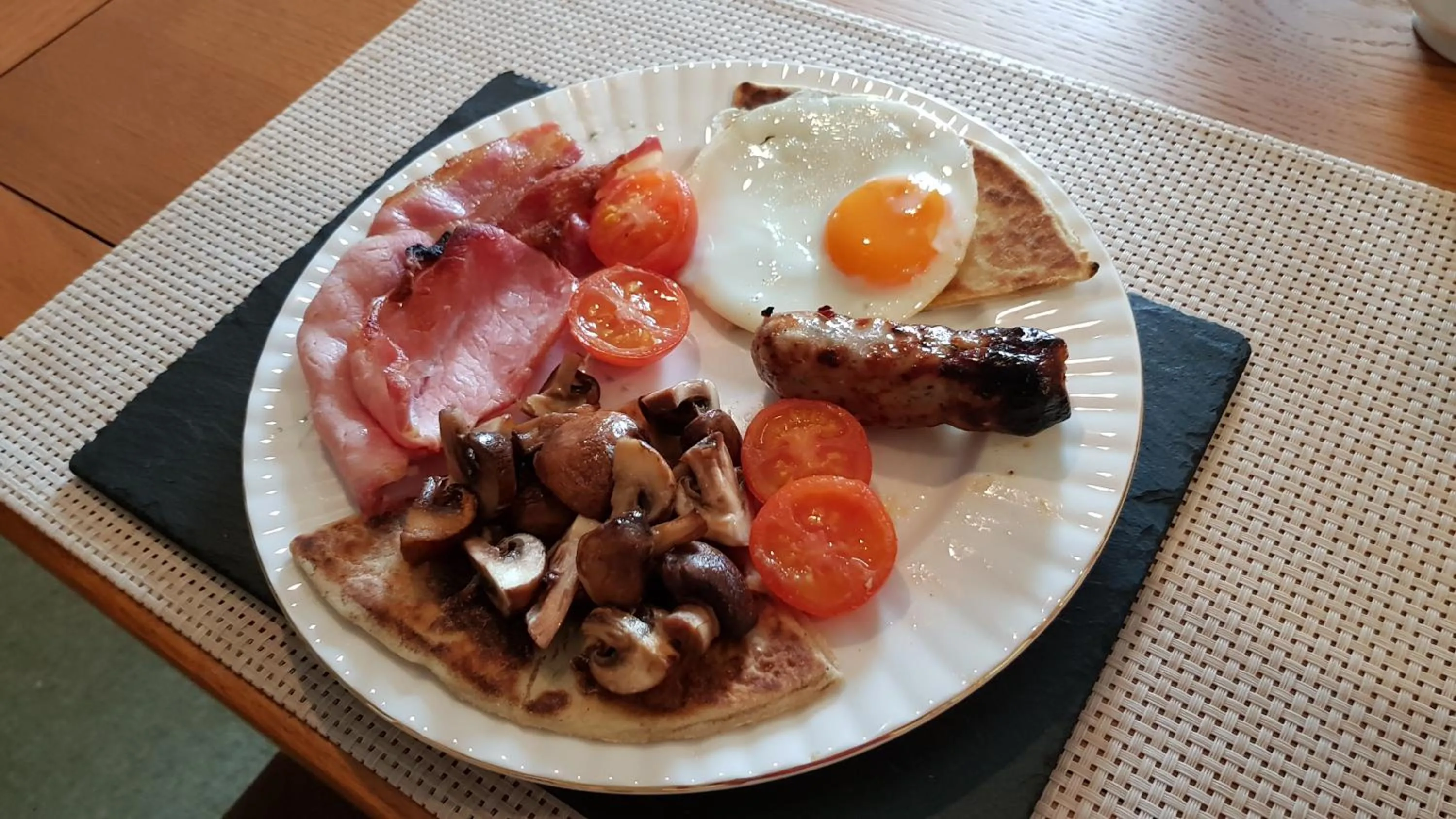 Food close-up in The Old Cottage