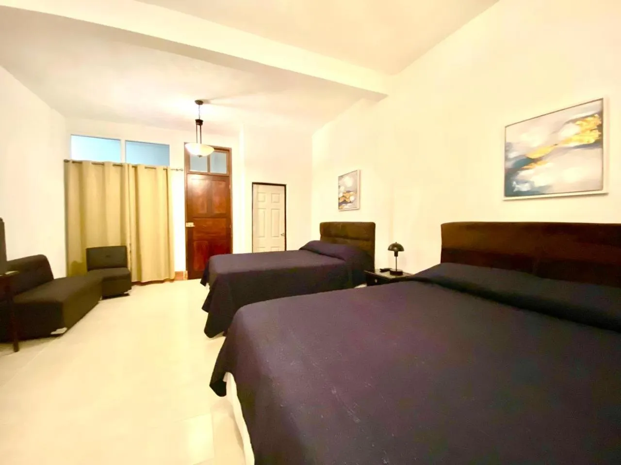 Bed in Hotel El Reformador