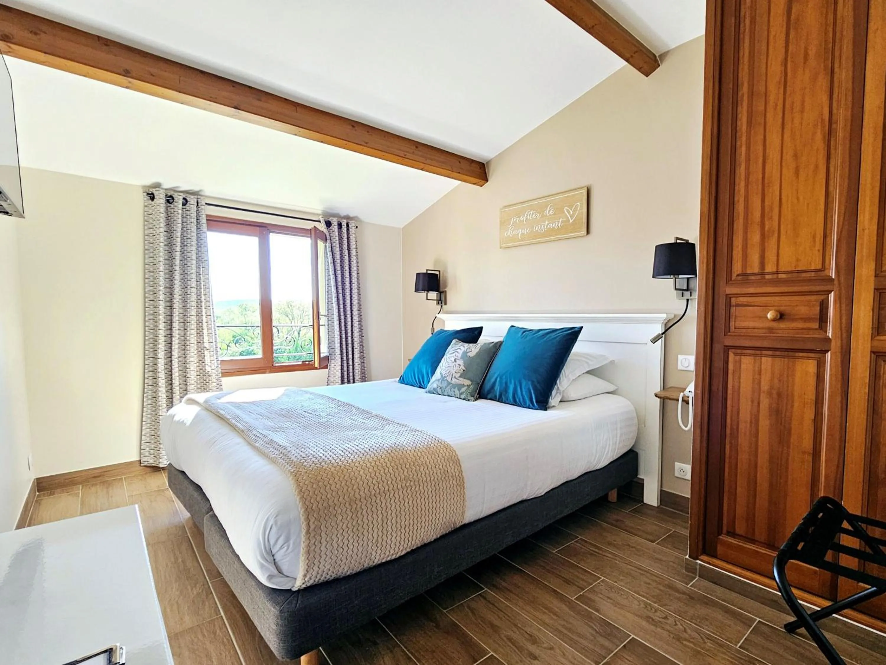 Bed in Domaine de La Rhonie