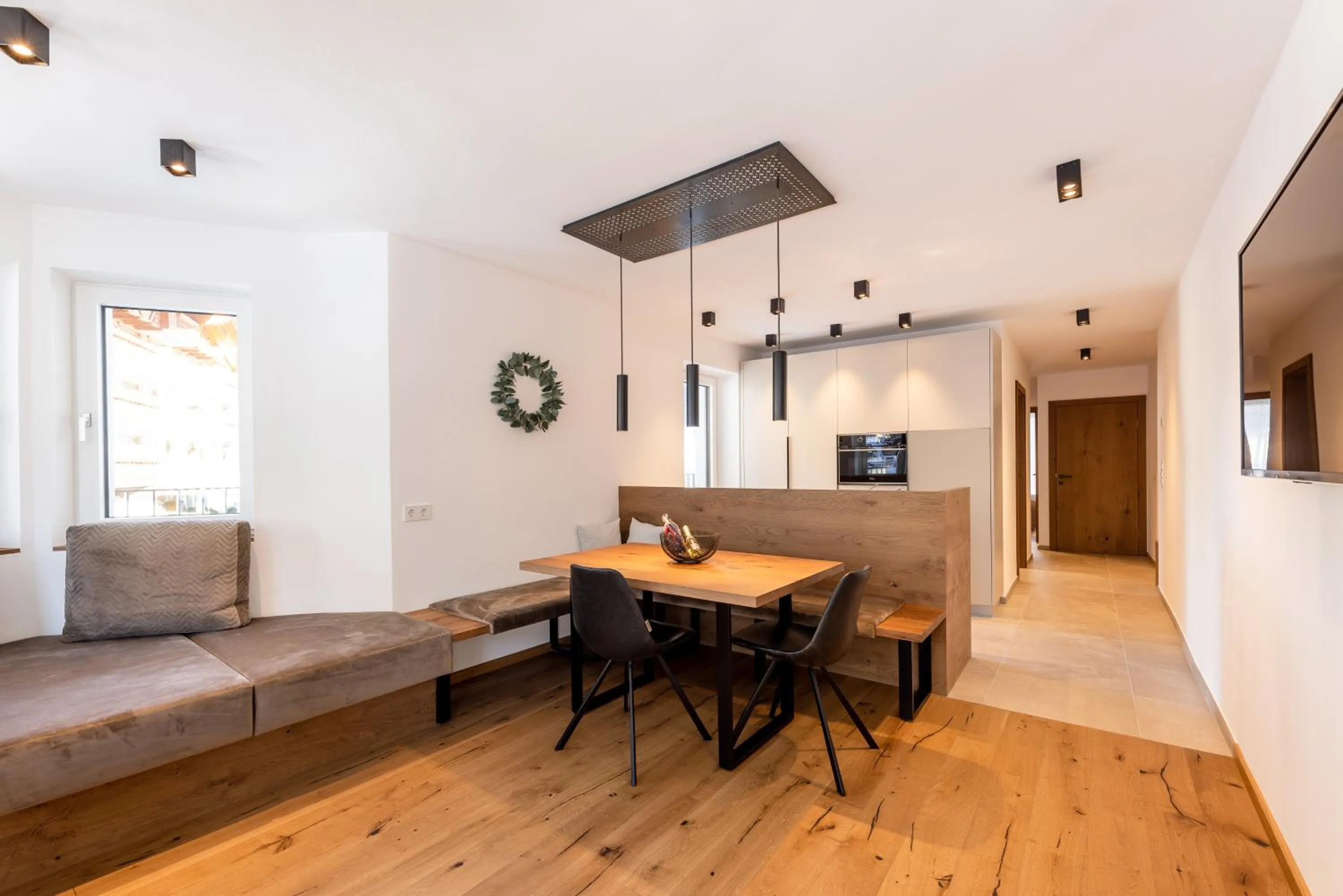 Living room in Max Mountain Apartments