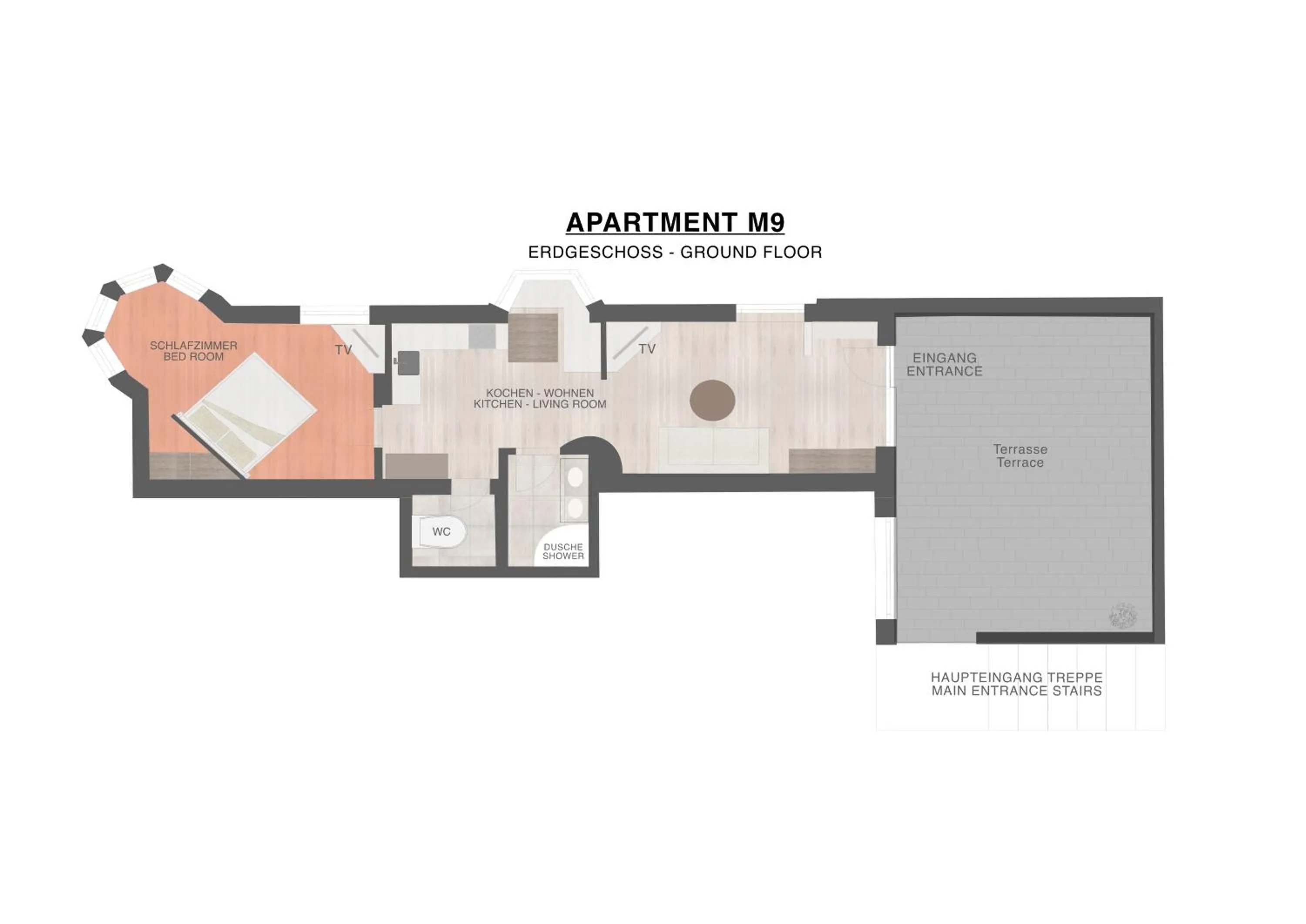 Floor plan in Max Mountain Apartments