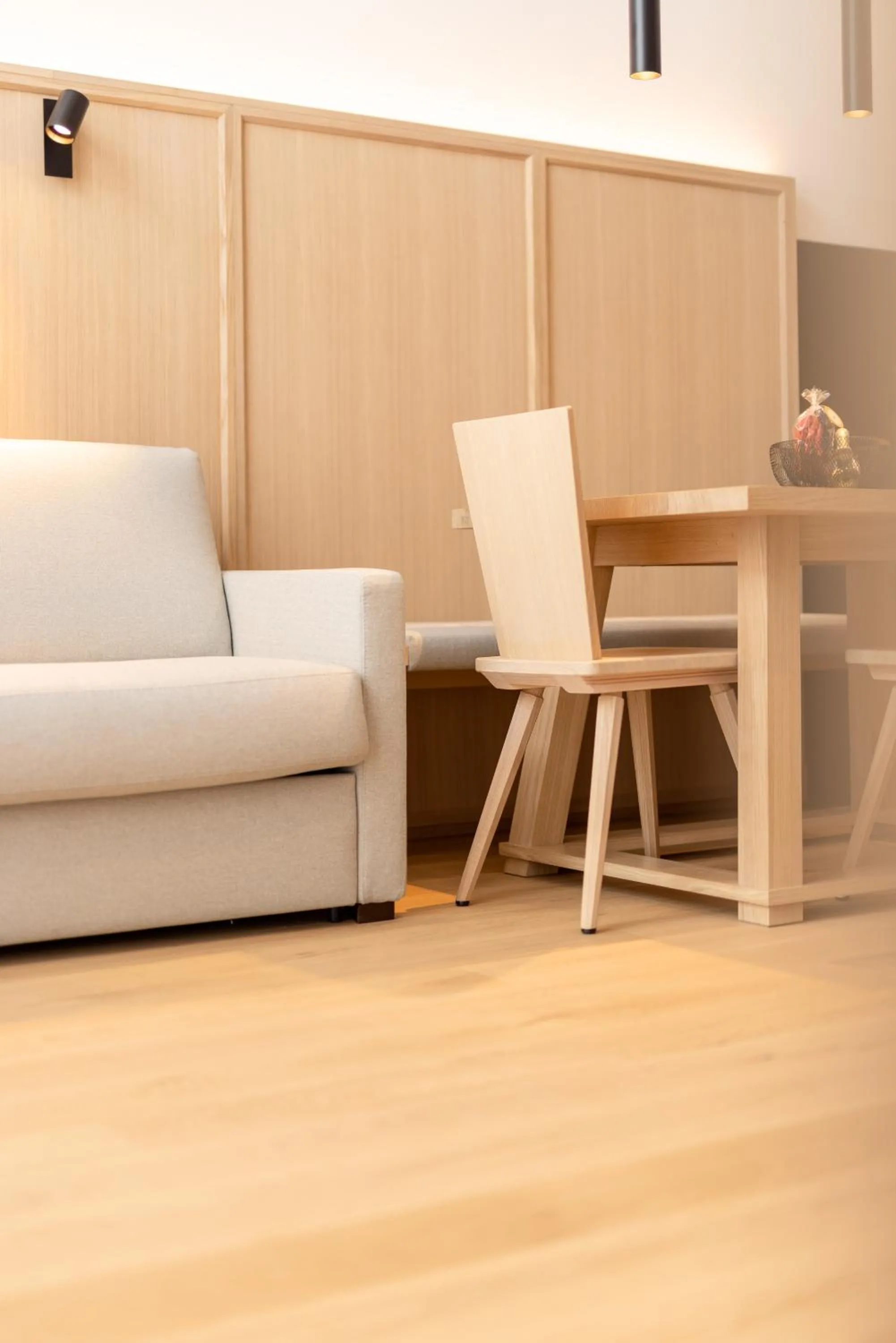 Living room in Max Mountain Apartments