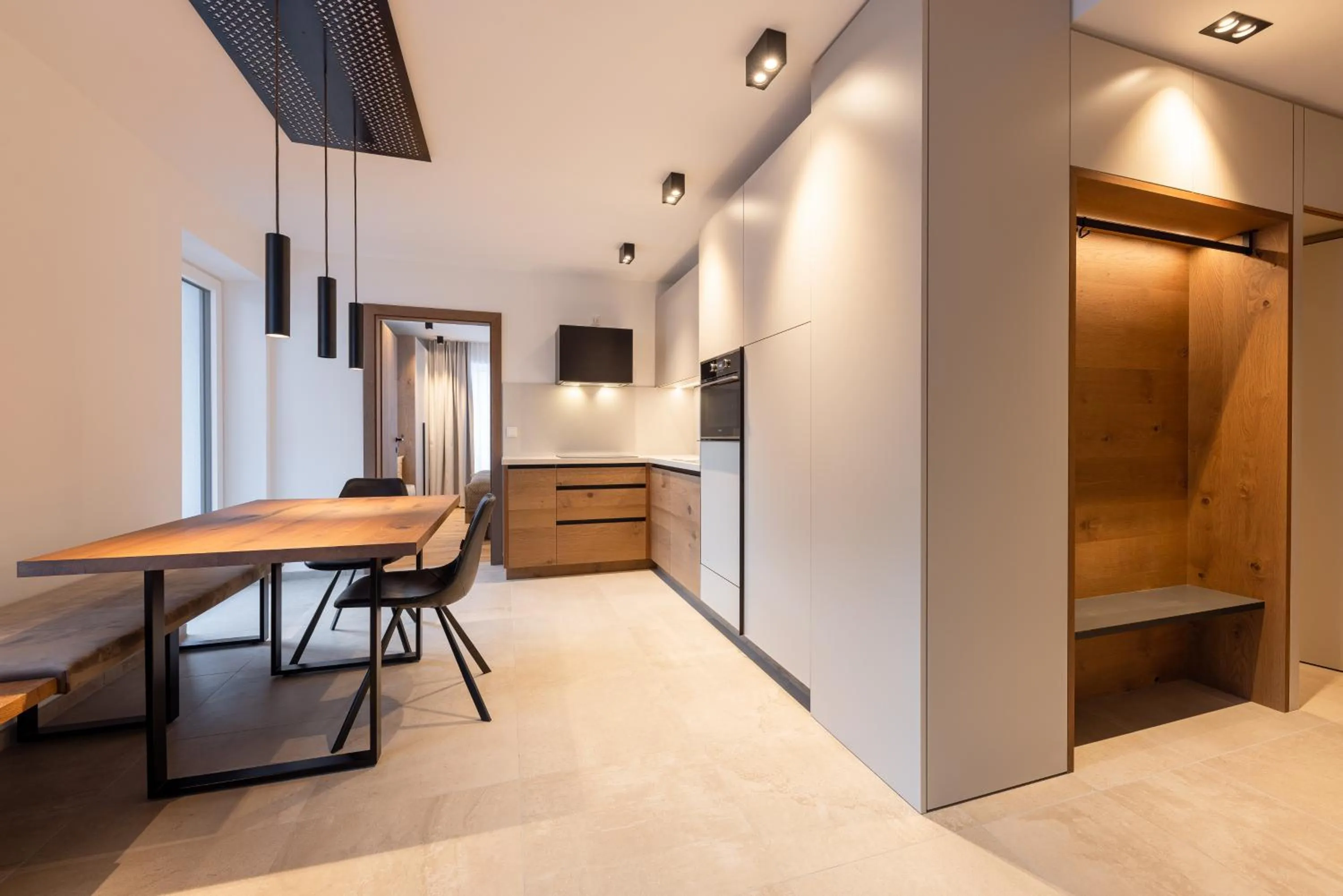 Living room in Max Mountain Apartments