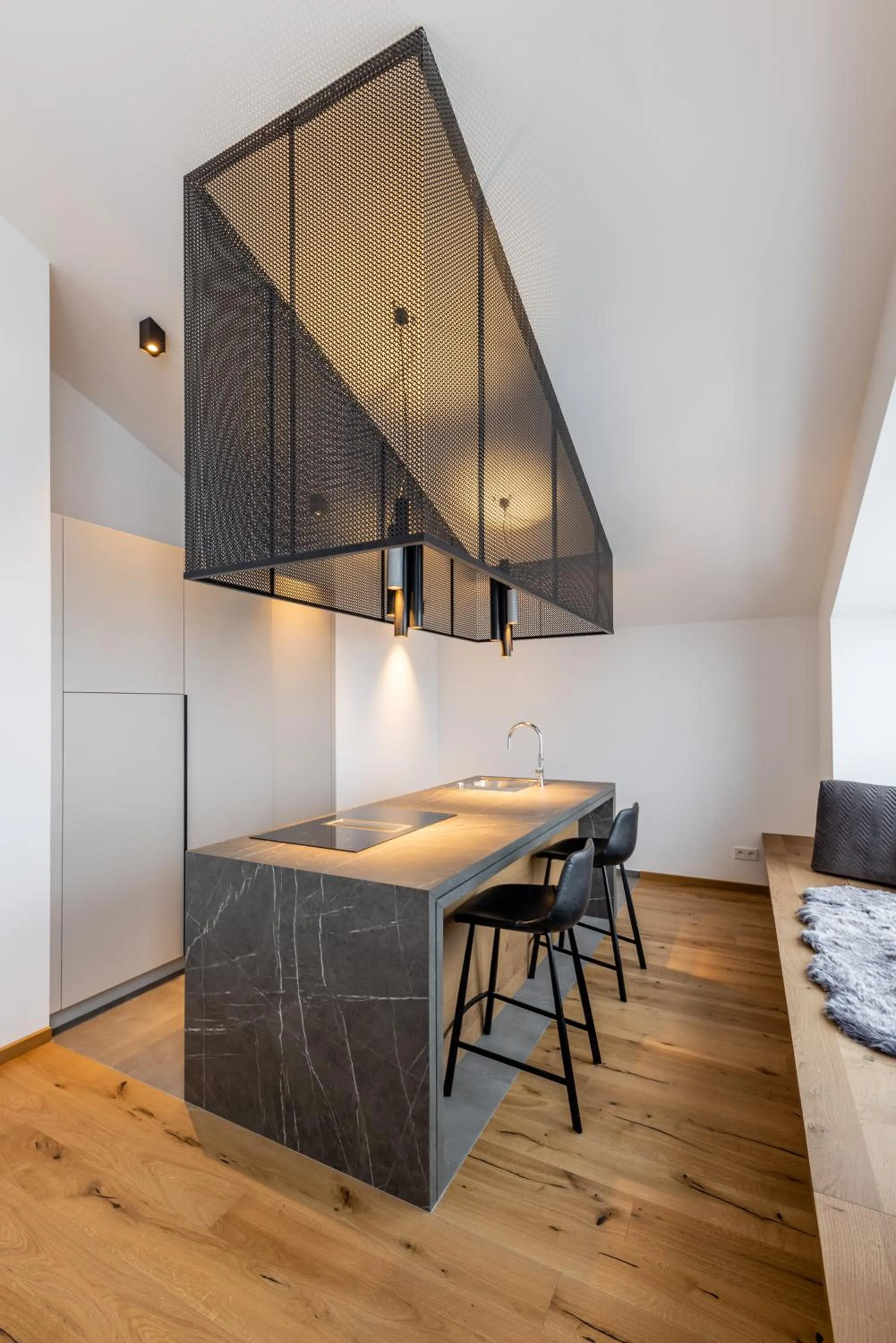 kitchen in Max Mountain Apartments