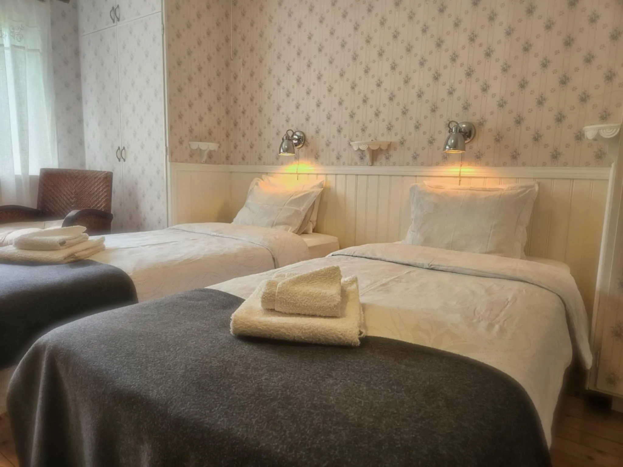 Bed in Eden's Garden Cottages