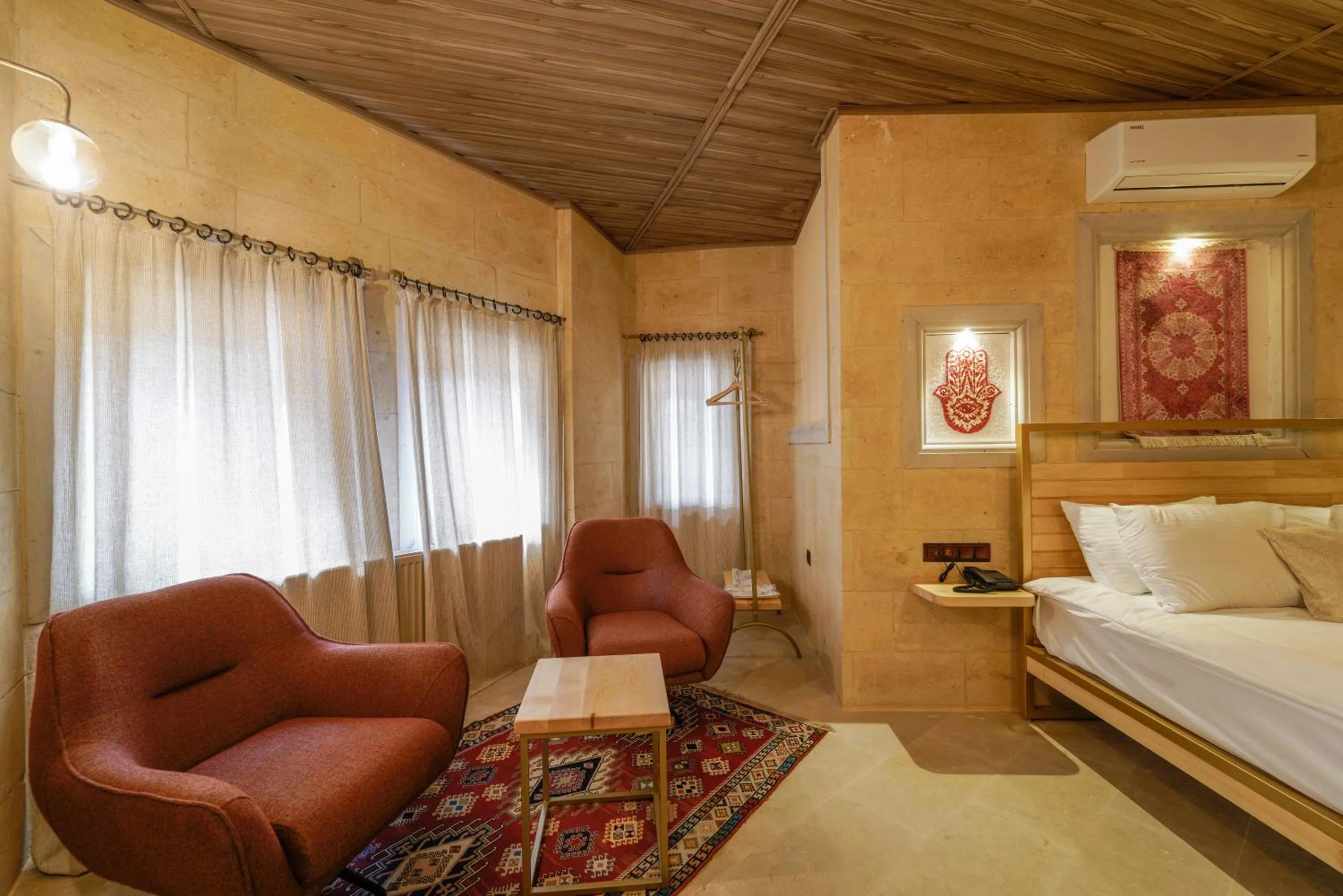 Seating area, Bed in Henna Hotel-Adults Only