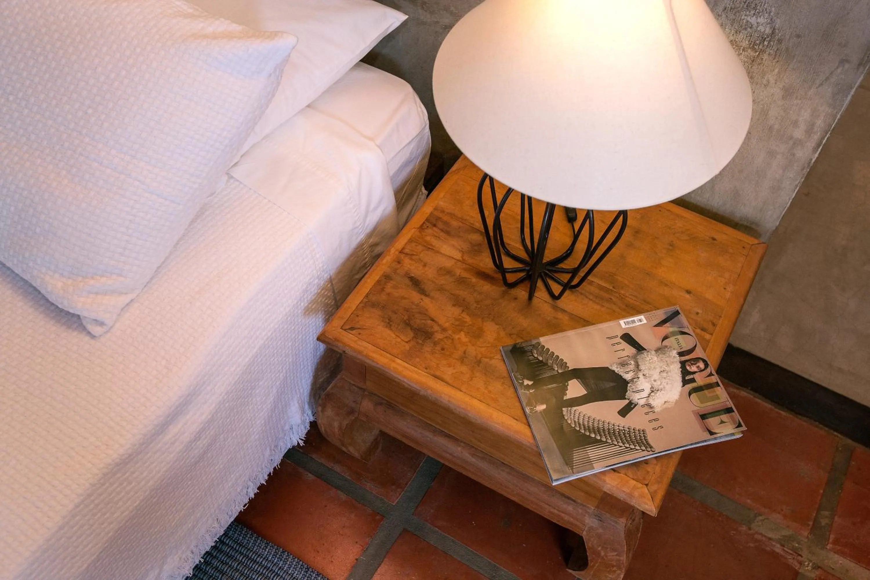 Decorative detail, Bed in Hotel Villaggio Tudo Bom