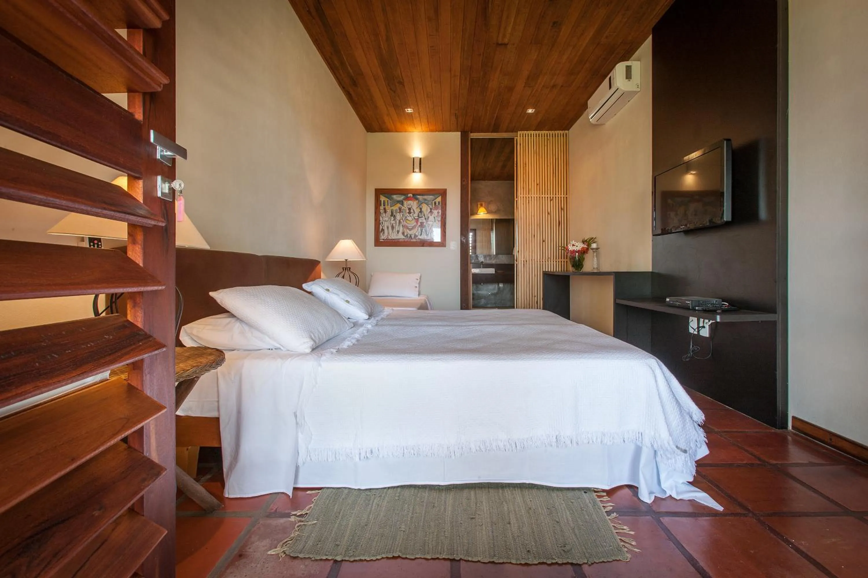 Bedroom, Bed in Hotel Villaggio Tudo Bom