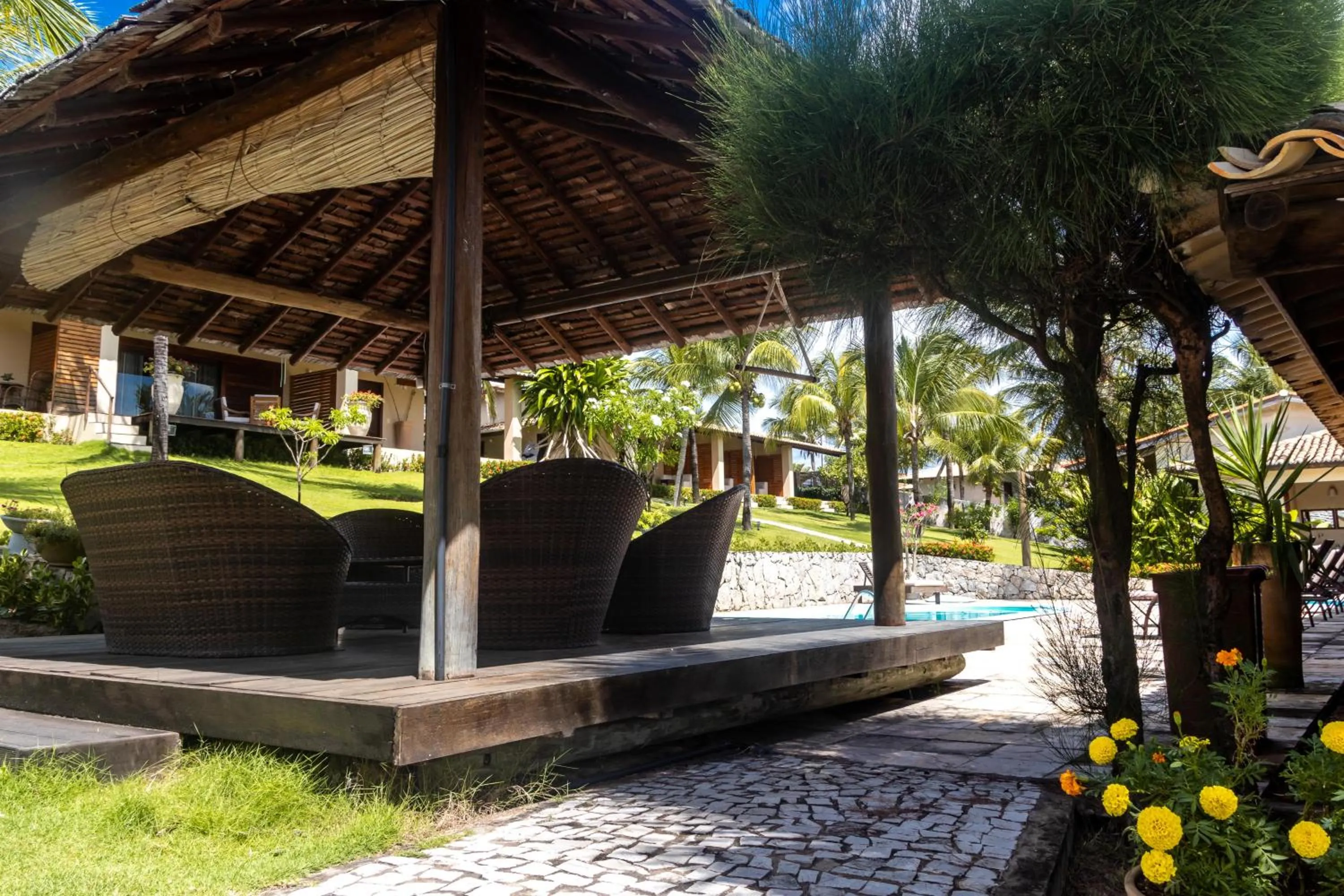 Communal lounge/ TV room in Hotel Villaggio Tudo Bom