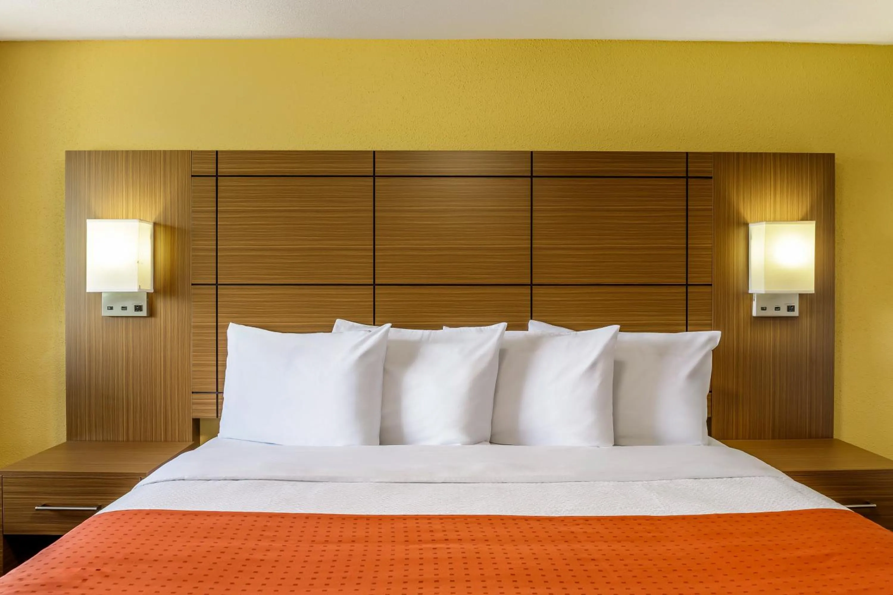 Bed in Motel 6 Campbellford, ON