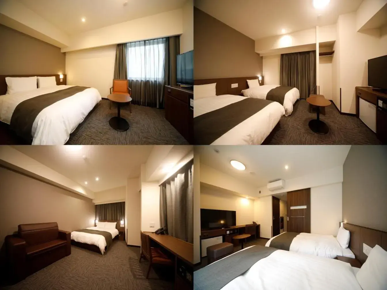 Bed in Dormy Inn Oita Bed in Dormy Inn Oita