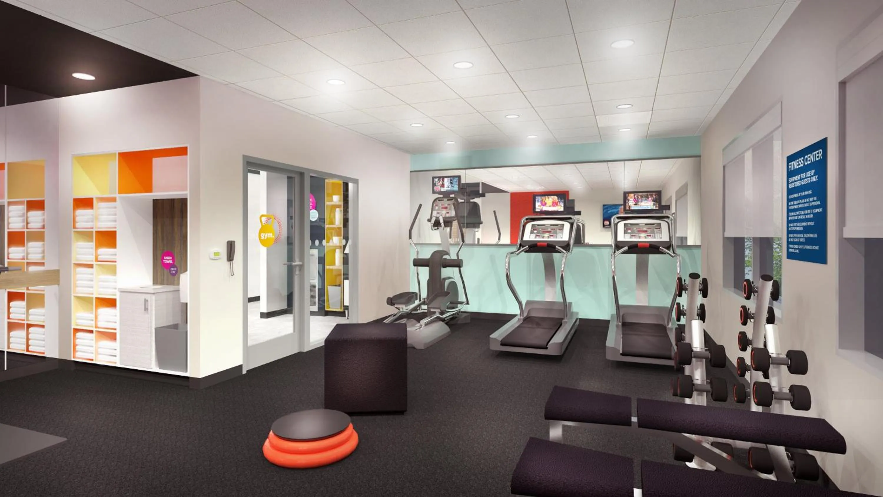 Fitness centre/facilities in Tru By Hilton Concord, Nh