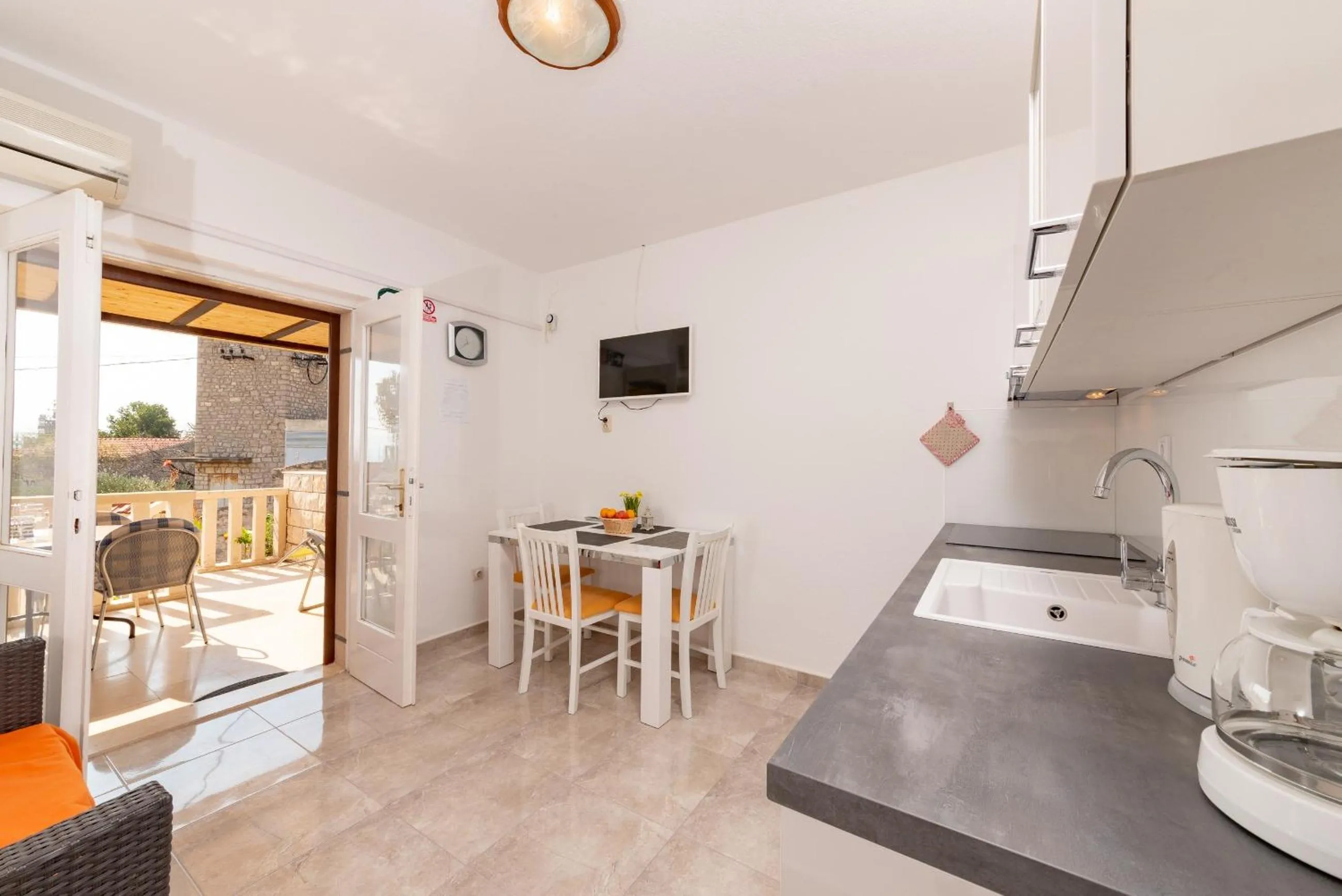 Kitchen or kitchenette in Apartments Magdalena