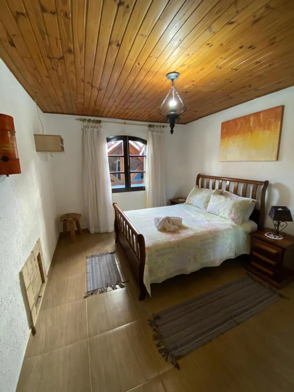 Bedroom, Bed in Pousada Aconchego