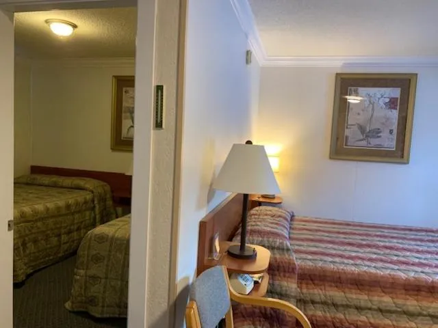 Bed in Evening Star Motel