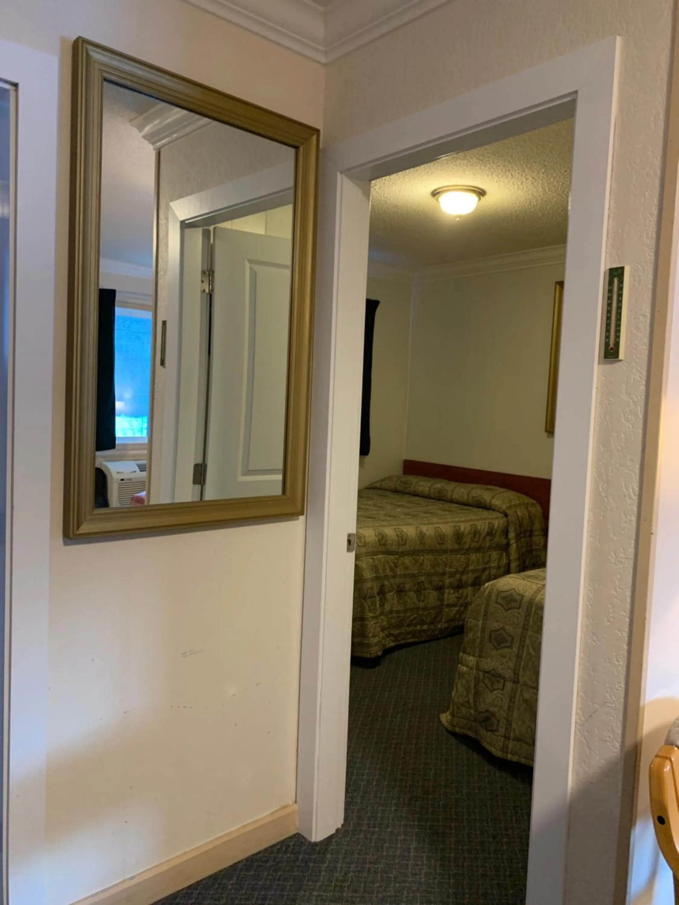 Bed in Evening Star Motel