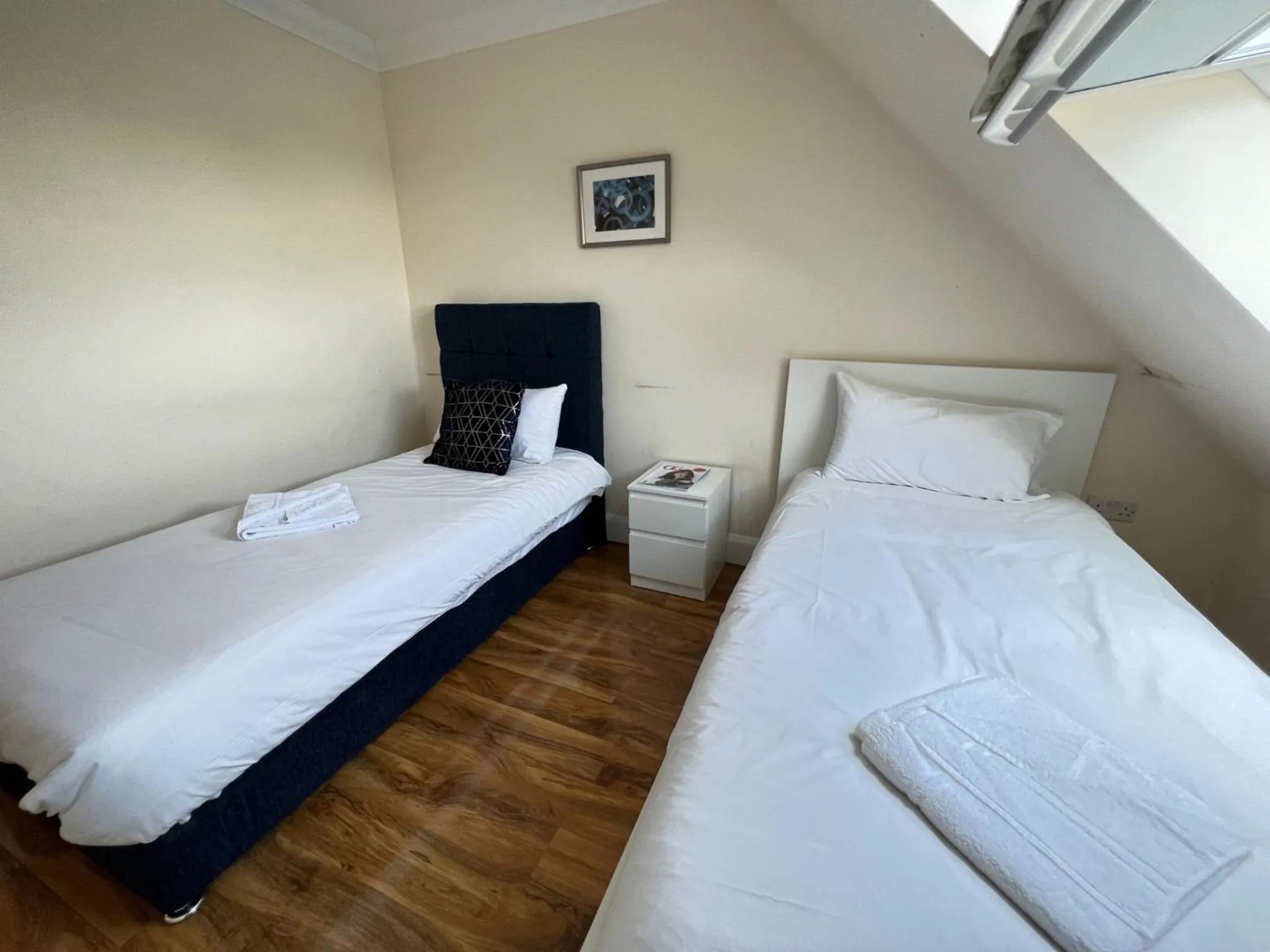 Bed in RC Airport Rooms