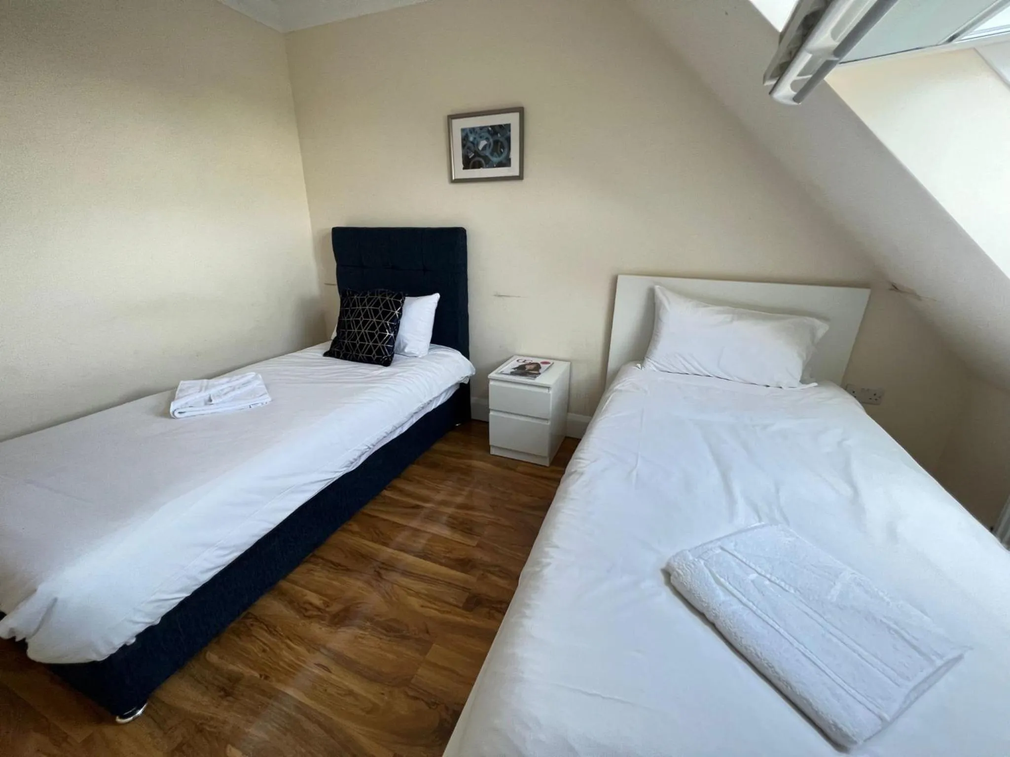 Bed in RC Airport Rooms