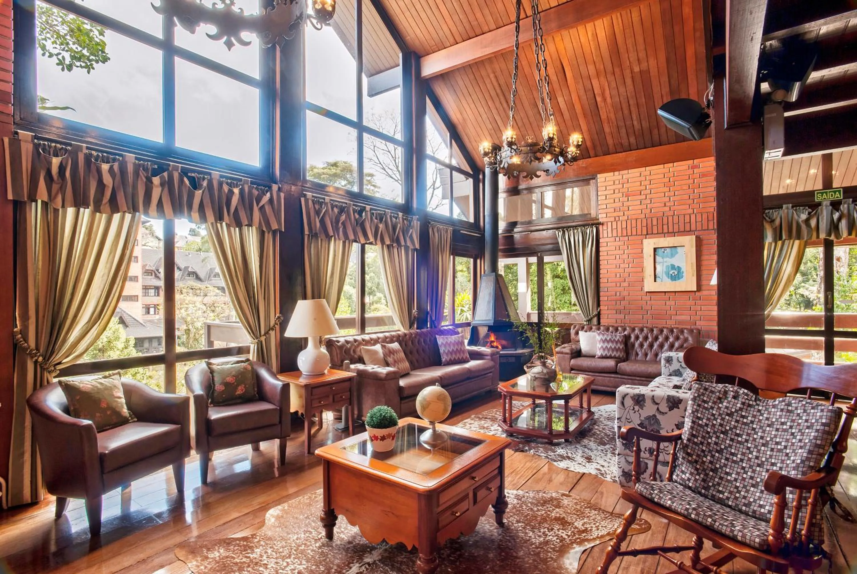 Living room in Hotel Recanto da Serra