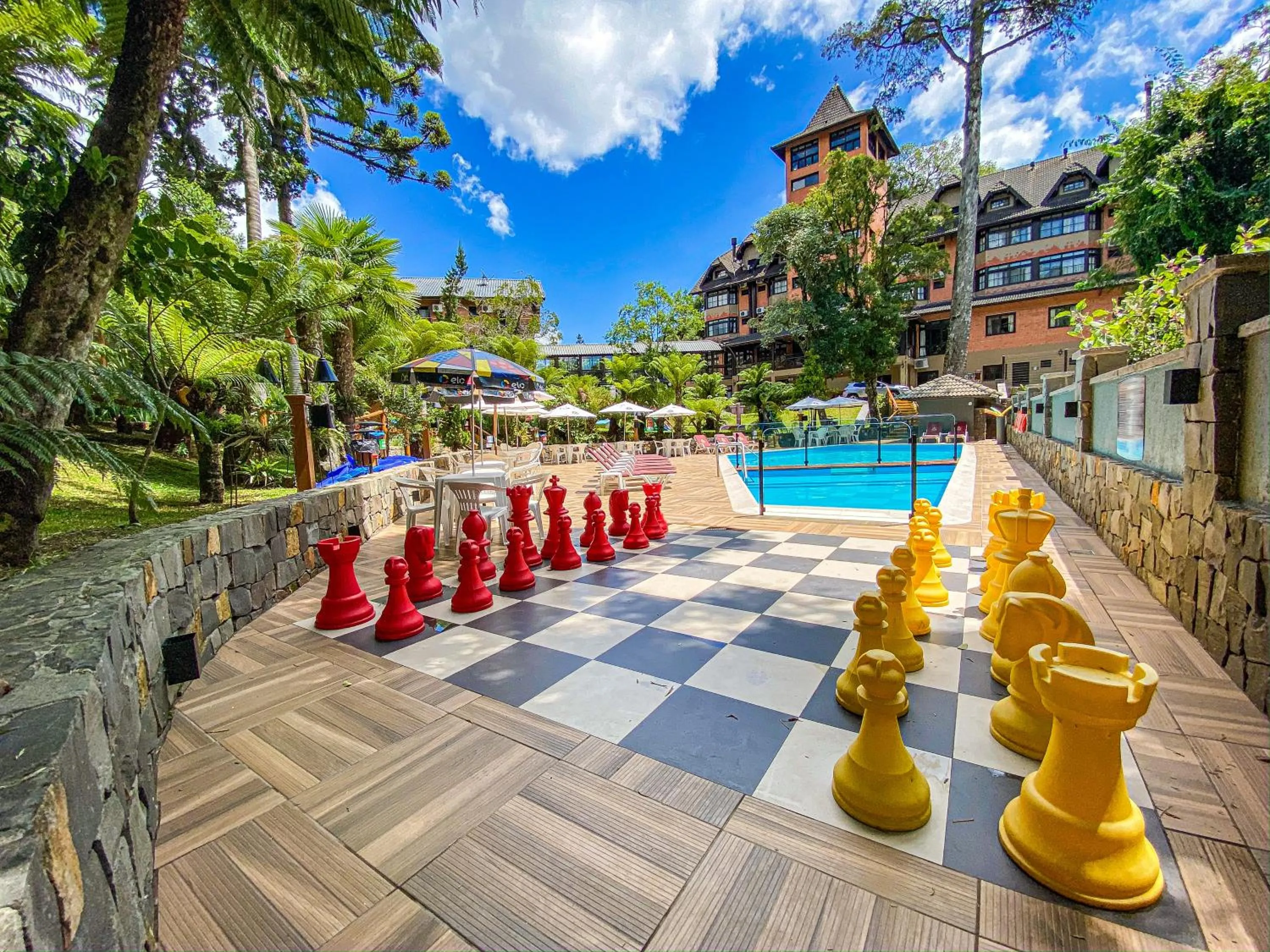 Swimming pool in Hotel Recanto da Serra