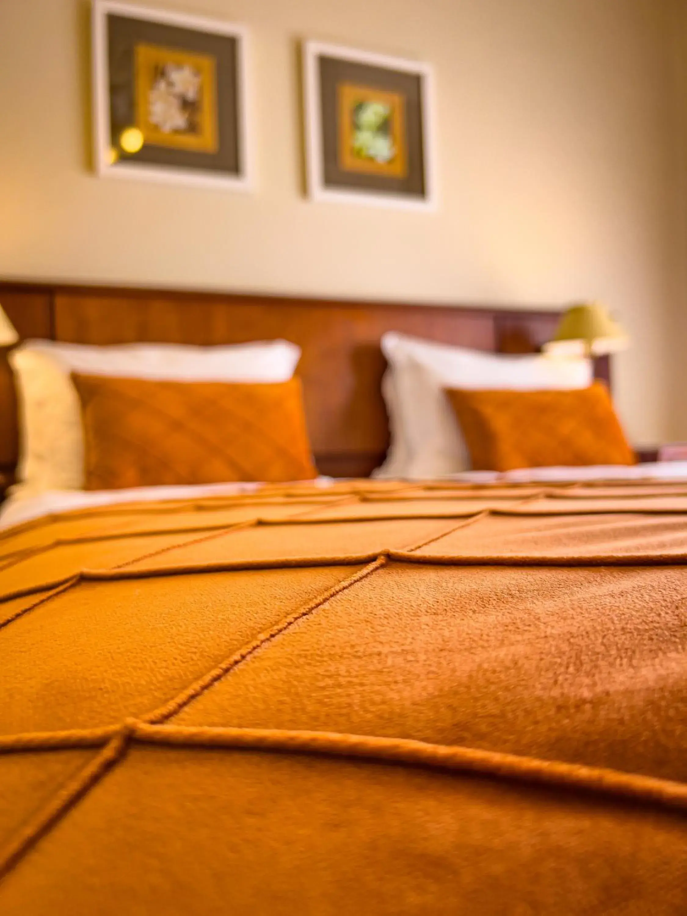 Bed in Hotel Recanto da Serra Bed in Hotel Recanto da Serra