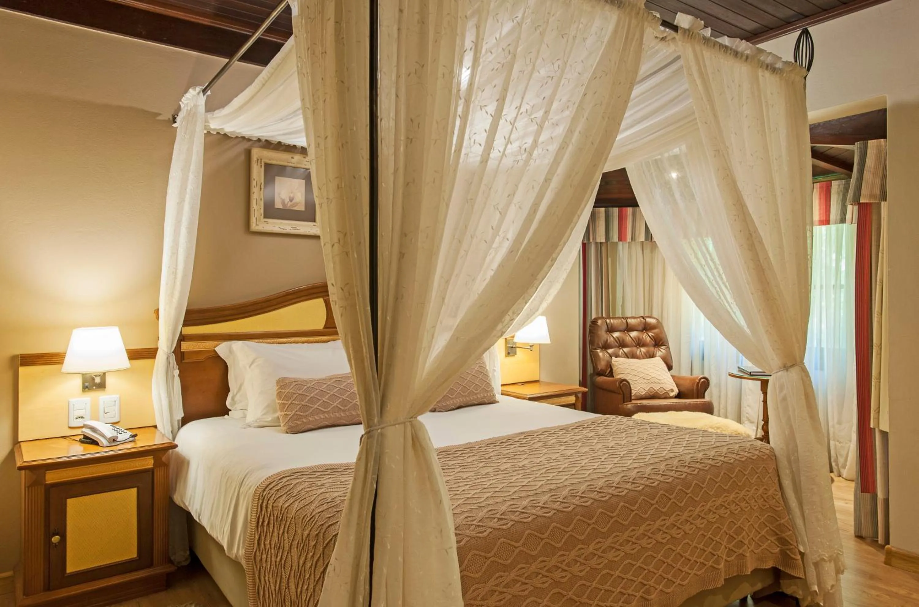 Bed in Hotel Recanto da Serra